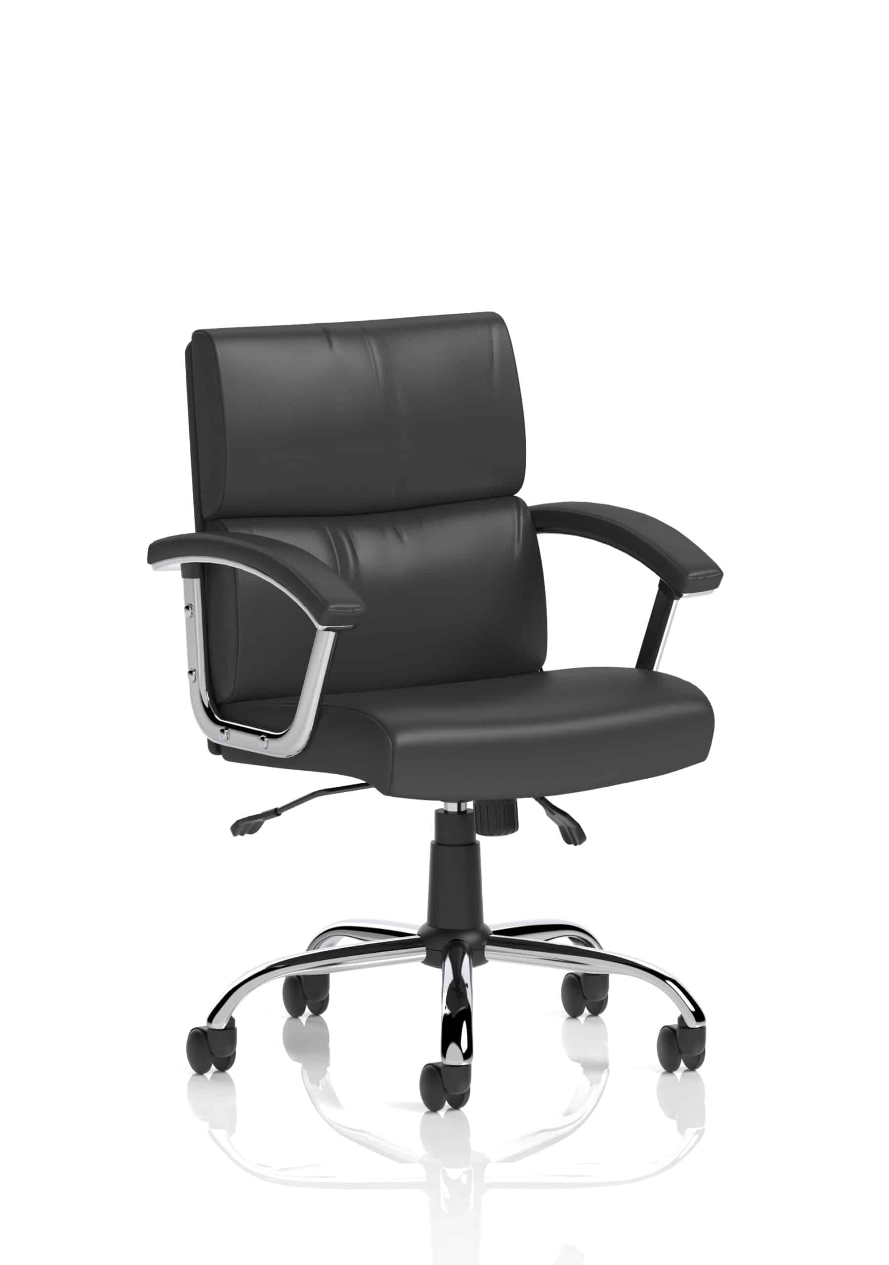 Desire Medium Back Leather Executive Office Chair with Arms - Image 9