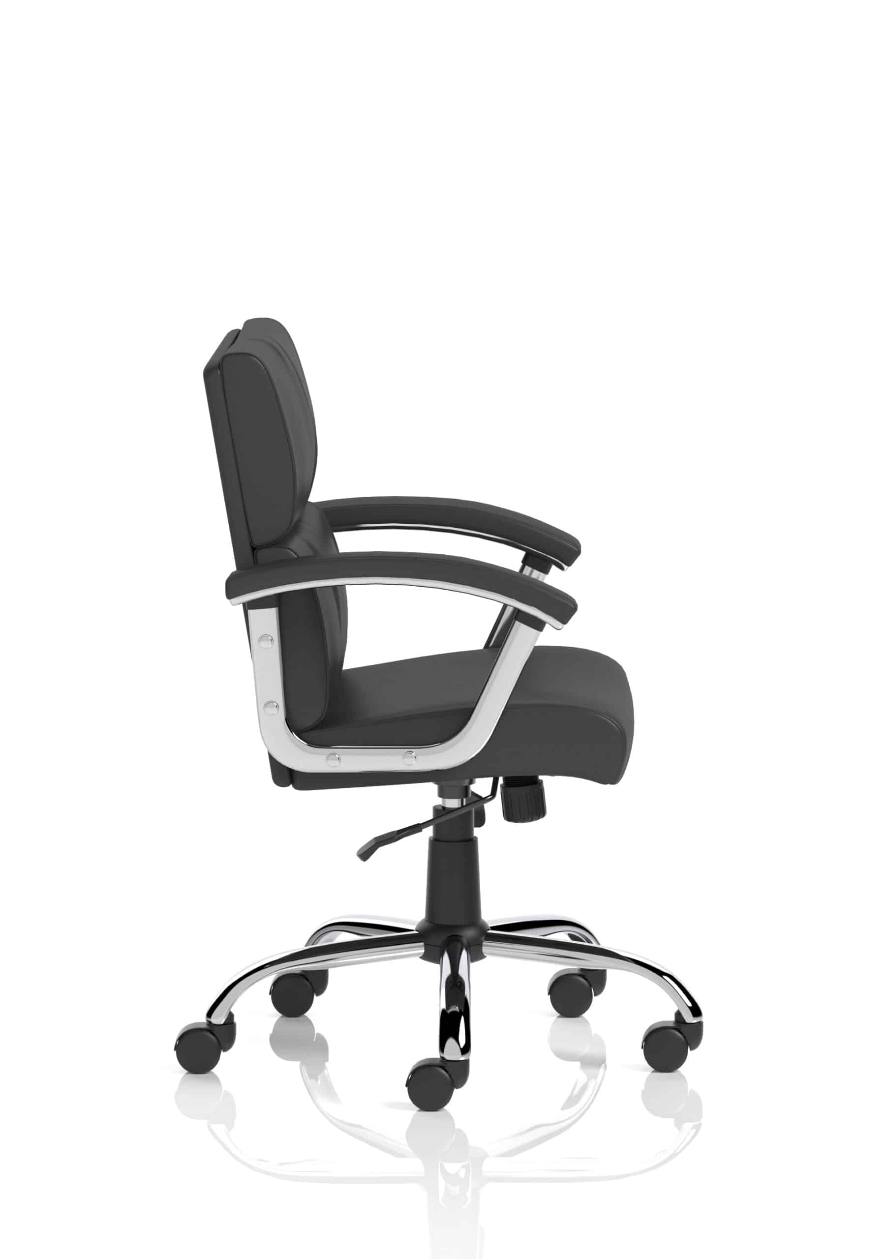 Desire Medium Back Leather Executive Office Chair with Arms - Image 16
