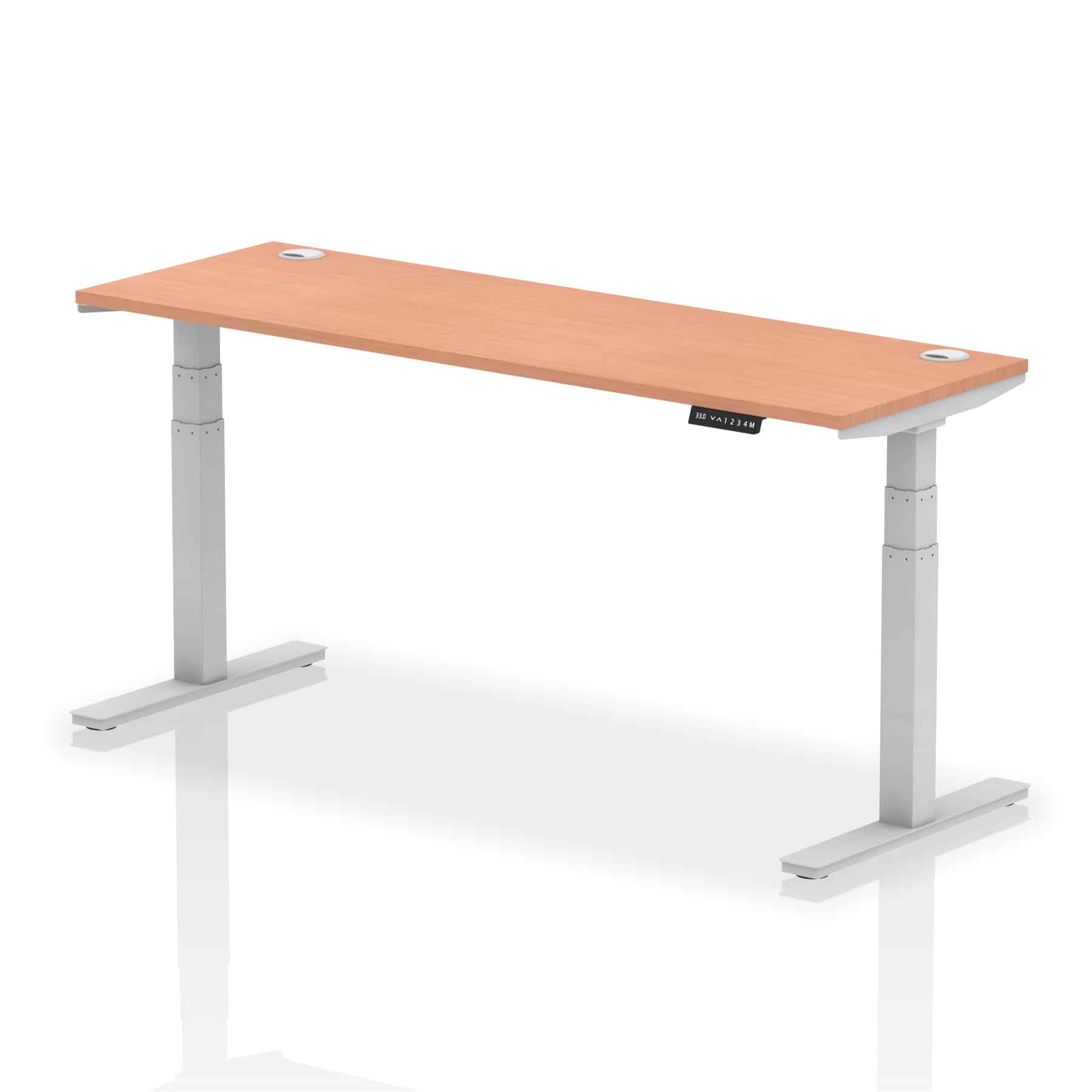 Air Height Adjustable Slimline Desk With Cable Ports - Image 111