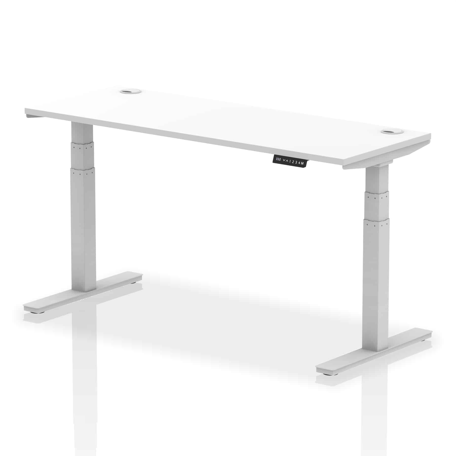 Air Height Adjustable Slimline Desk With Cable Ports - Image 105