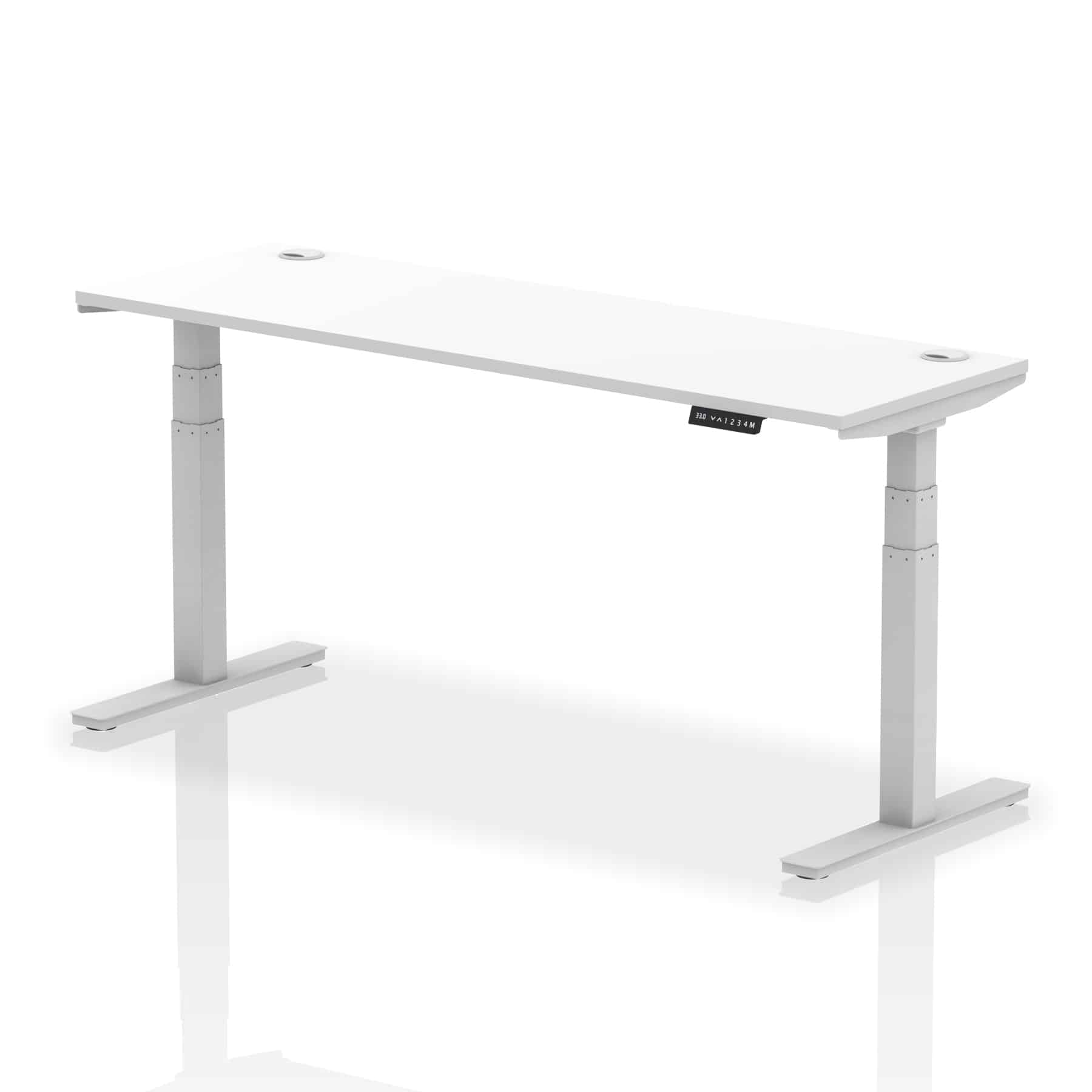 Air Height Adjustable Slimline Desk With Cable Ports - Image 141