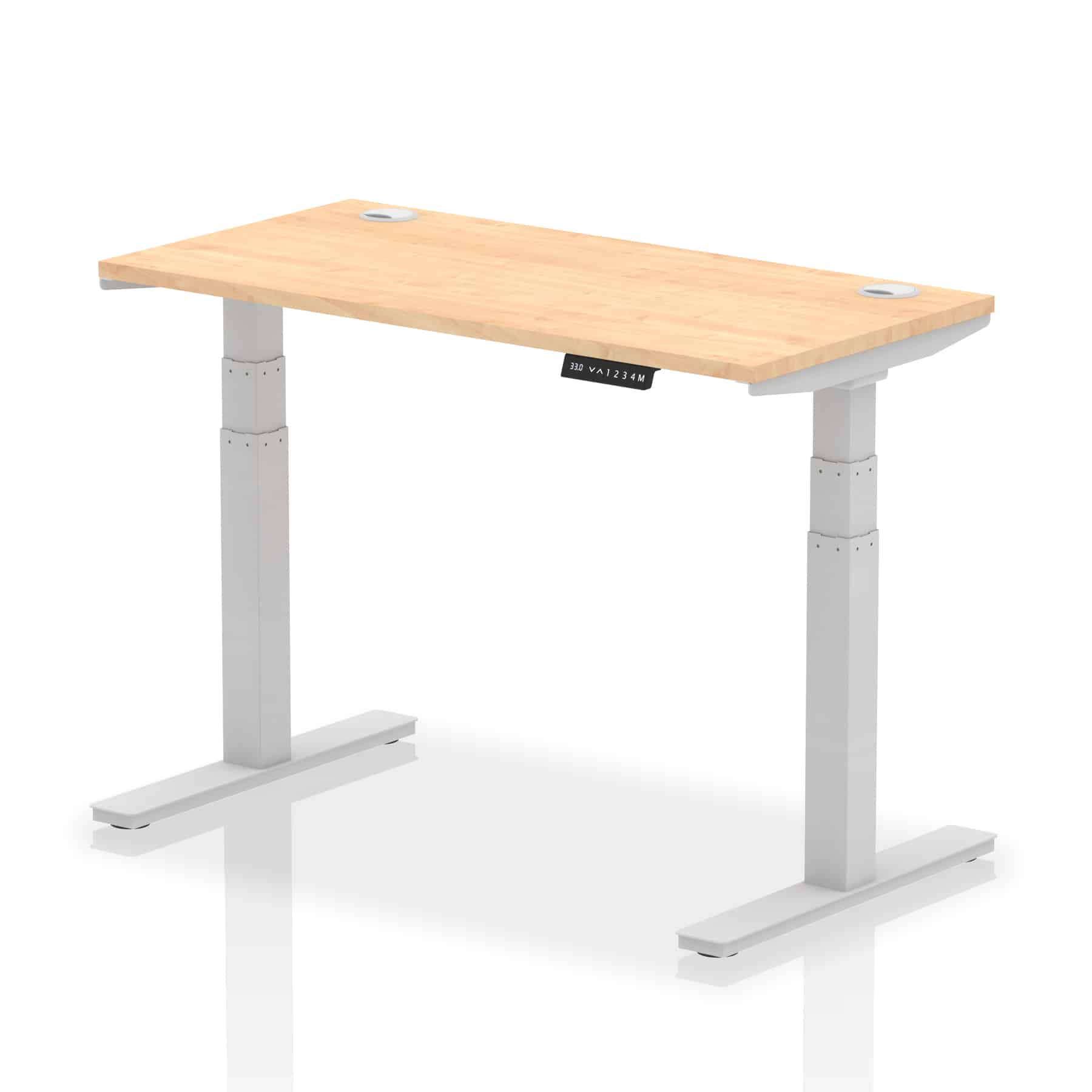 Air Height Adjustable Slimline Desk With Cable Ports - Image 15