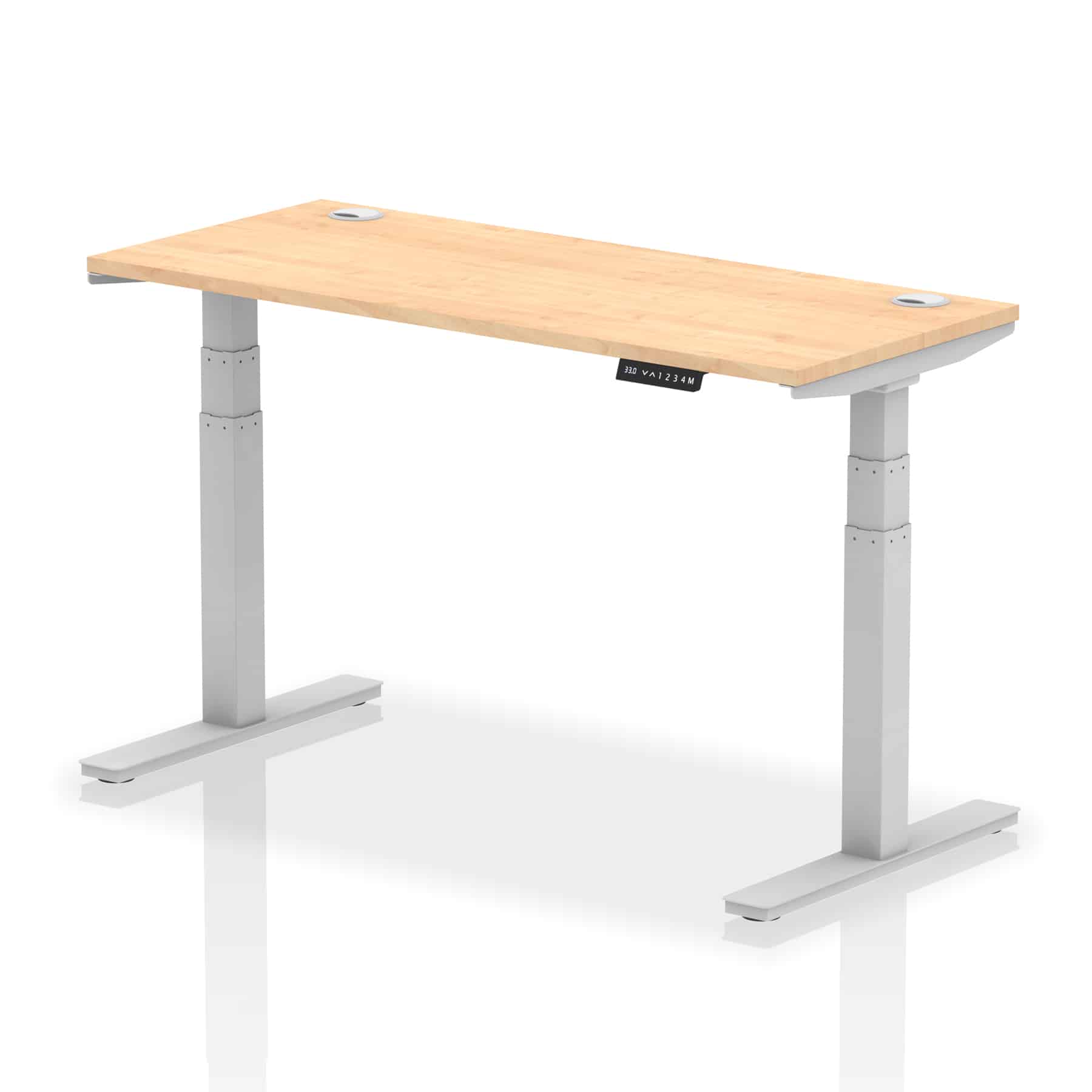 Air Height Adjustable Slimline Desk With Cable Ports - Image 51