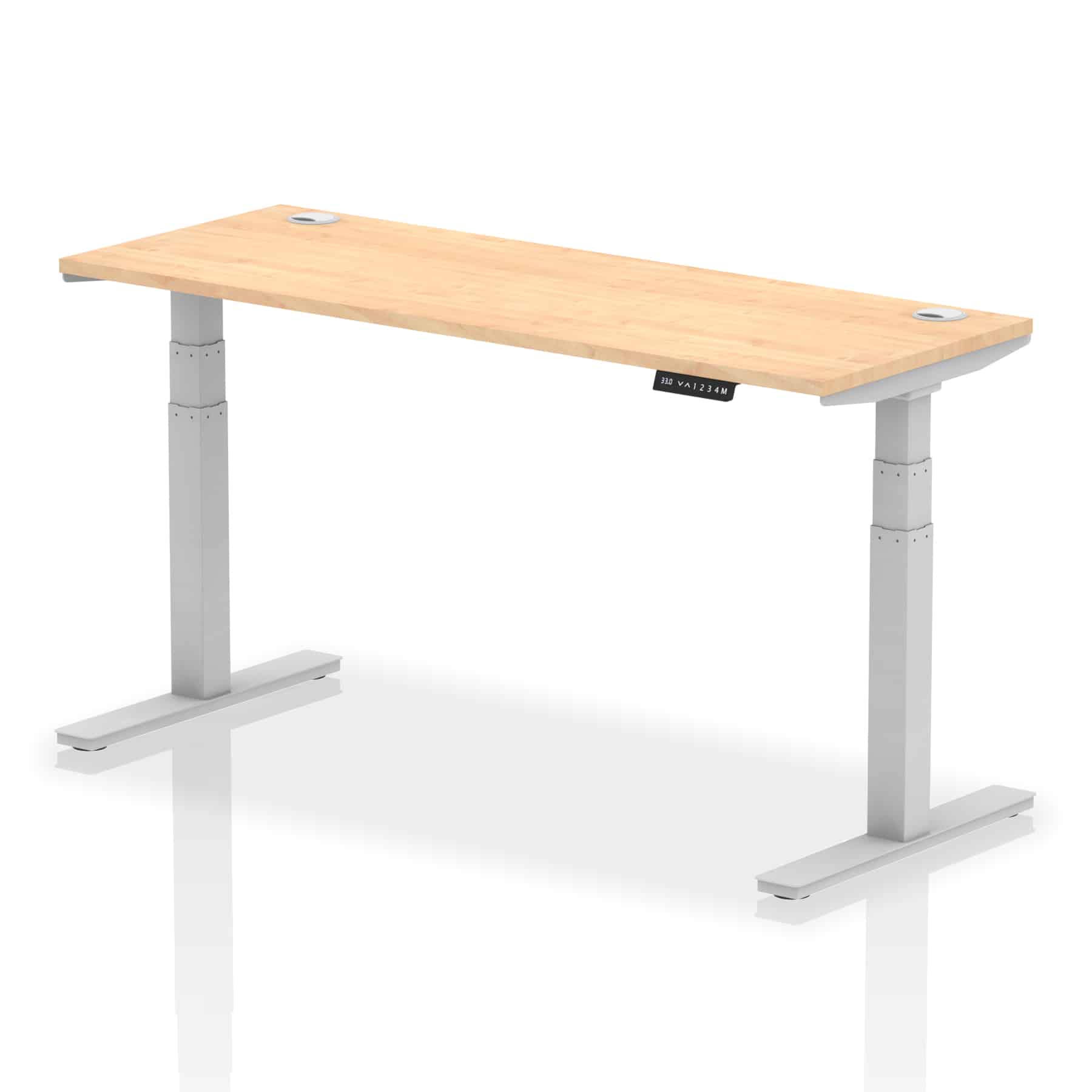 Air Height Adjustable Slimline Desk With Cable Ports - Image 87