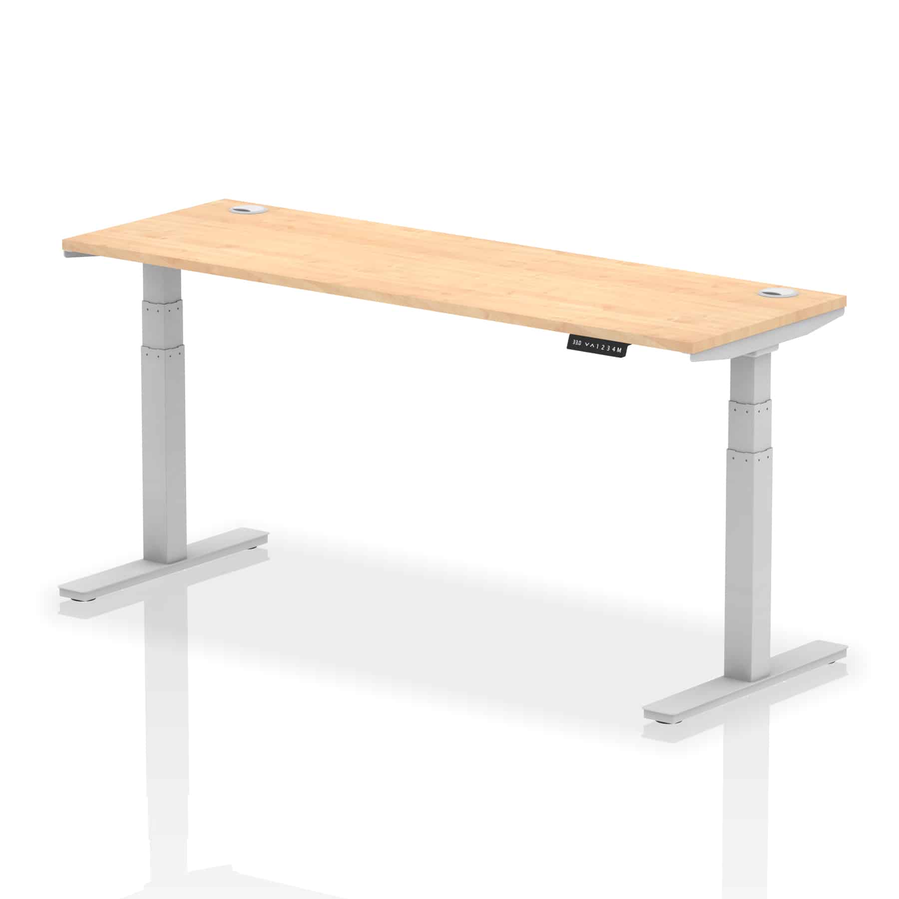 Air Height Adjustable Slimline Desk With Cable Ports - Image 123