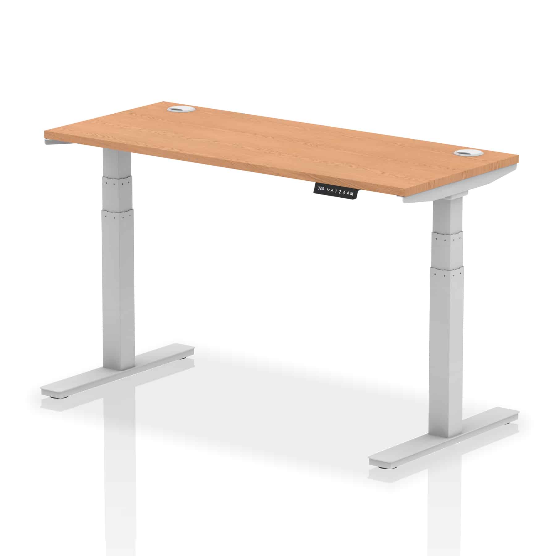 Air Height Adjustable Slimline Desk With Cable Ports - Image 57