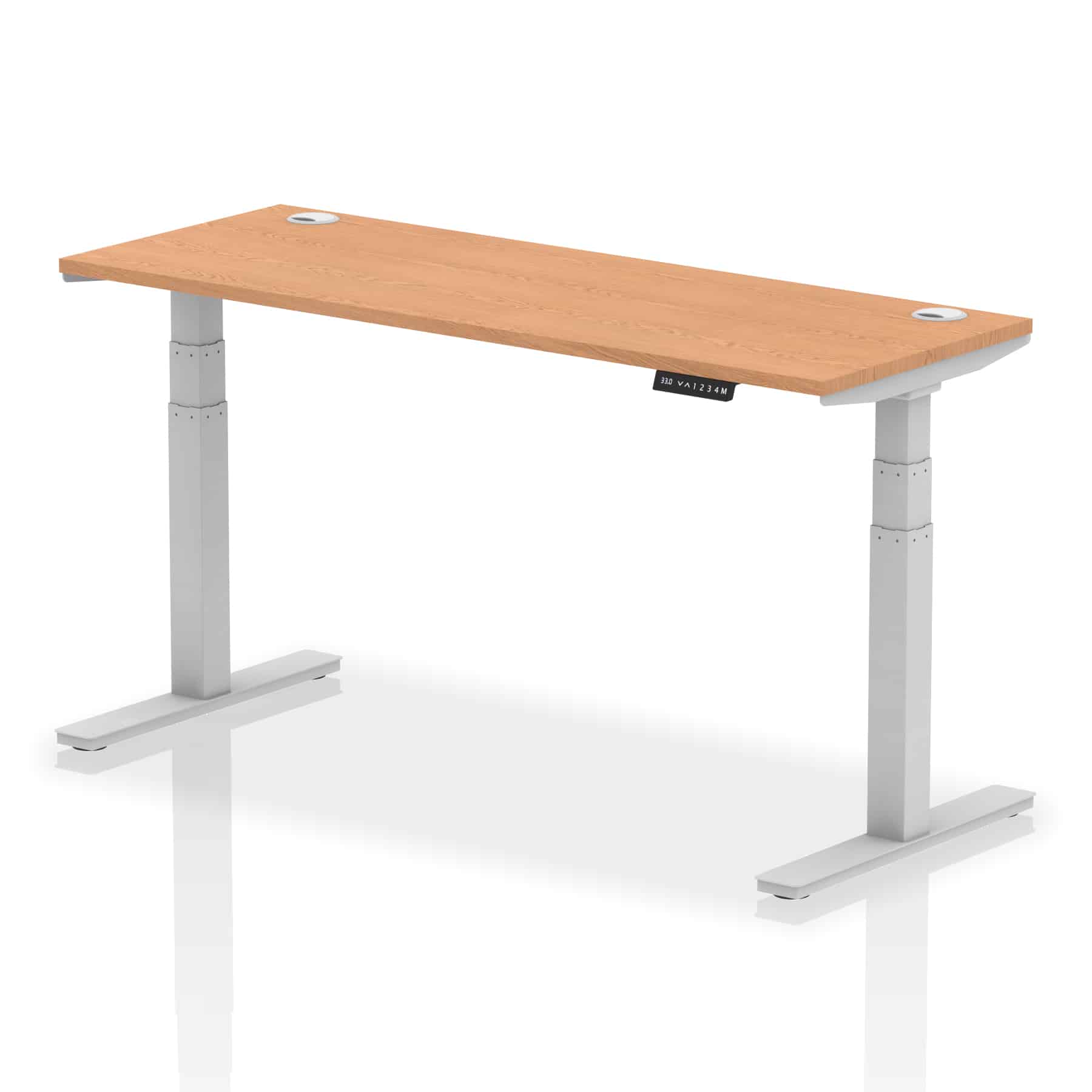 Air Height Adjustable Slimline Desk With Cable Ports - Image 93
