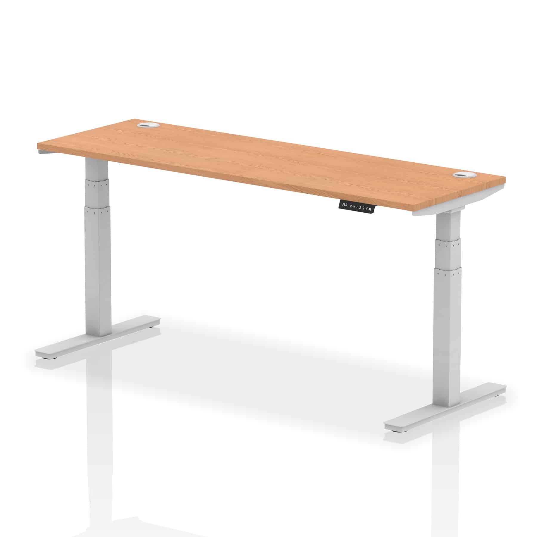 Air Height Adjustable Slimline Desk With Cable Ports - Image 129