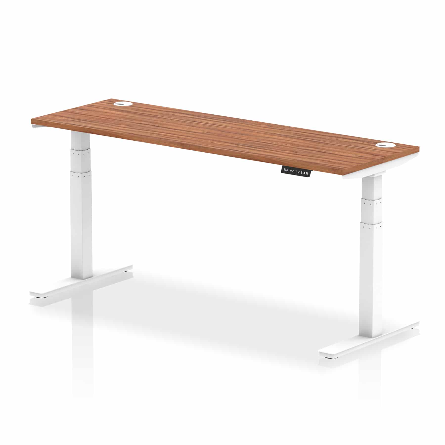 Air Height Adjustable Slimline Desk With Cable Ports - Image 137