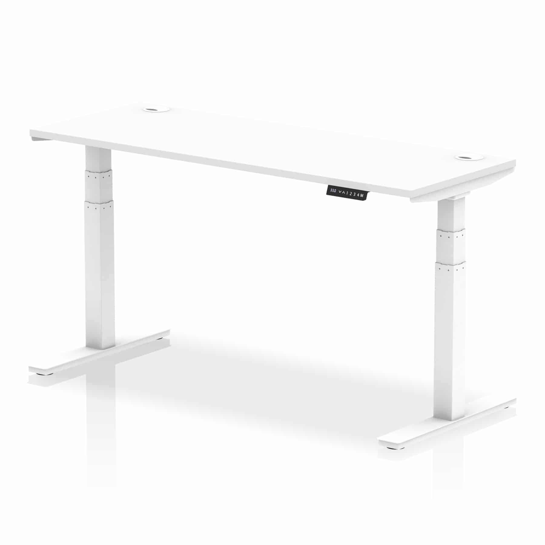 Air Height Adjustable Slimline Desk With Cable Ports - Image 107