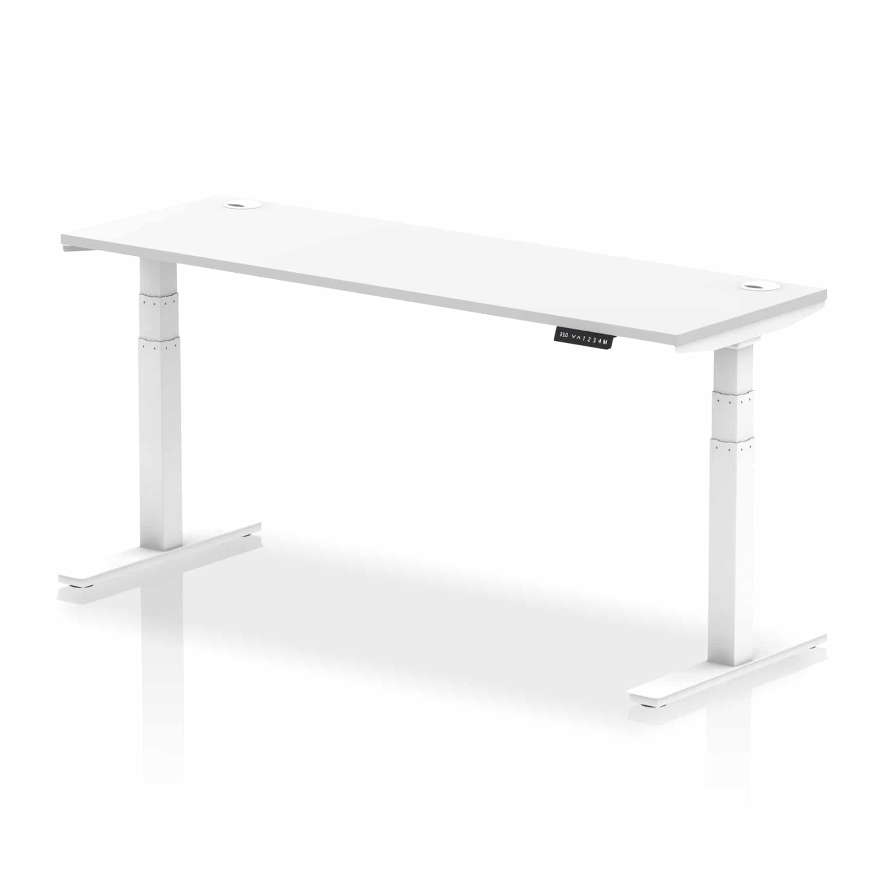 Air Height Adjustable Slimline Desk With Cable Ports - Image 143