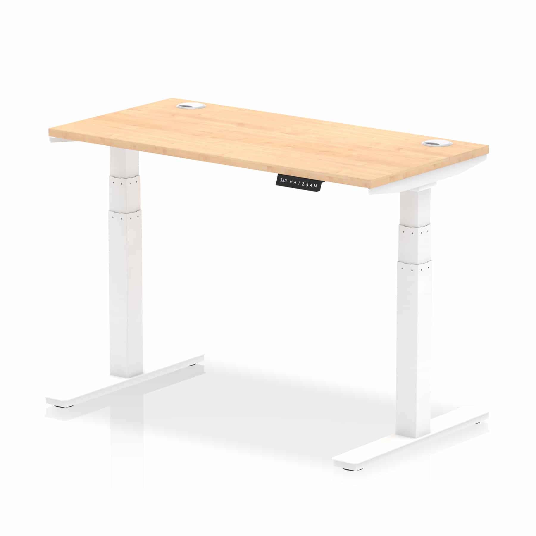 Air Height Adjustable Slimline Desk With Cable Ports - Image 17