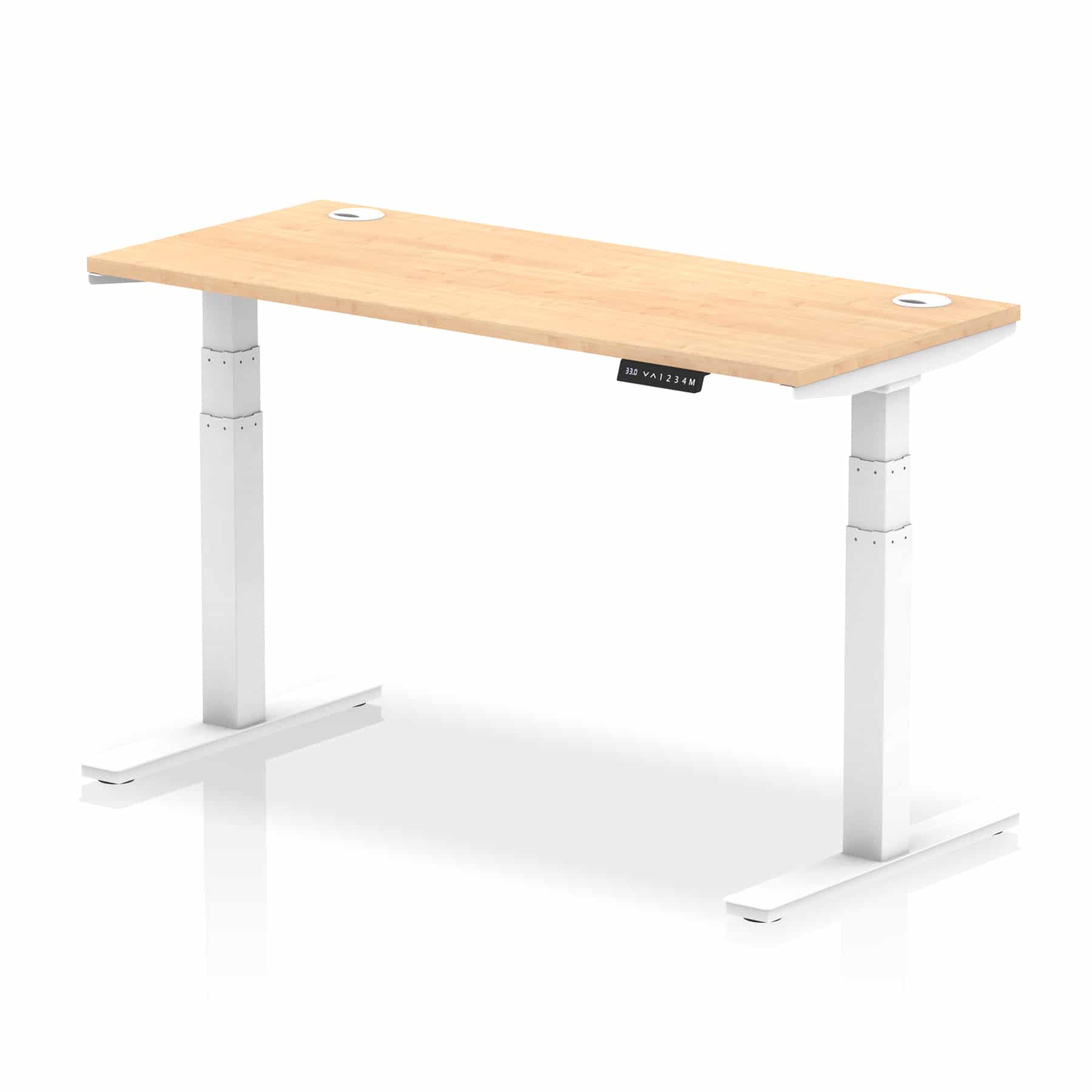 Air Height Adjustable Slimline Desk With Cable Ports - Image 53