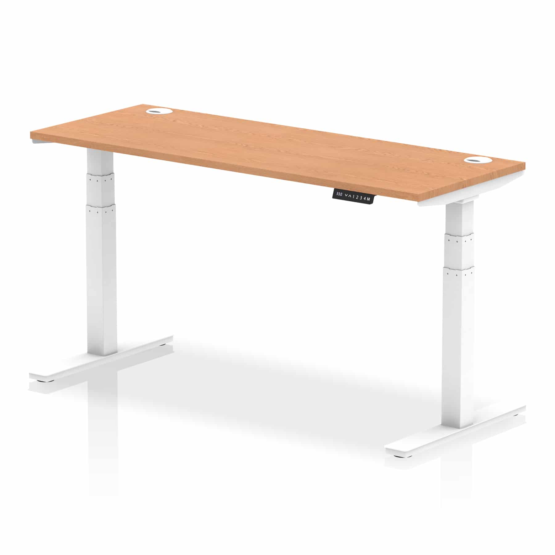 Air Height Adjustable Slimline Desk With Cable Ports - Image 95