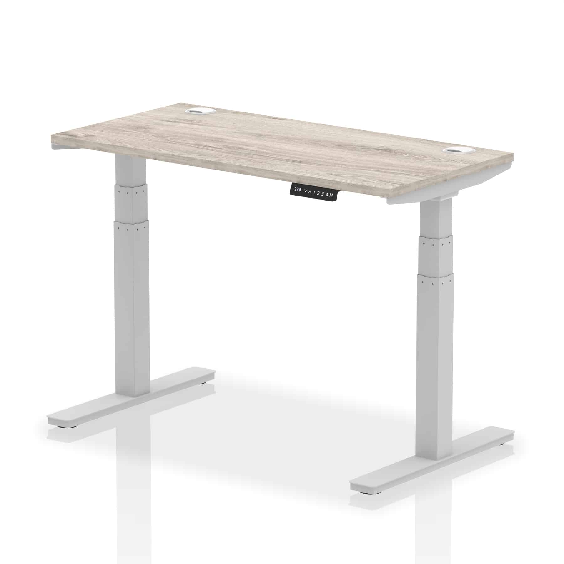 Air Height Adjustable Slimline Desk With Cable Ports - Image 9