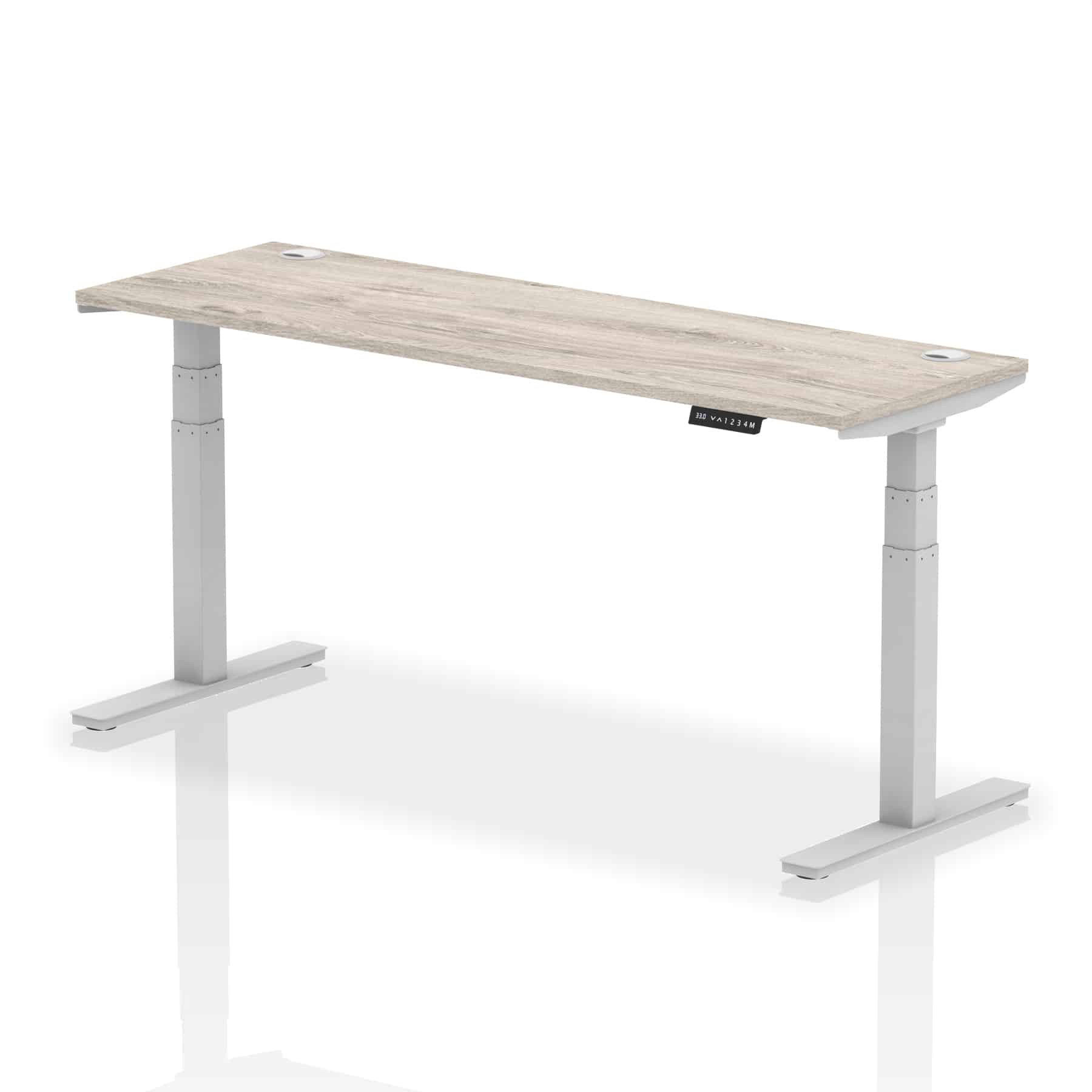 Air Height Adjustable Slimline Desk With Cable Ports - Image 117