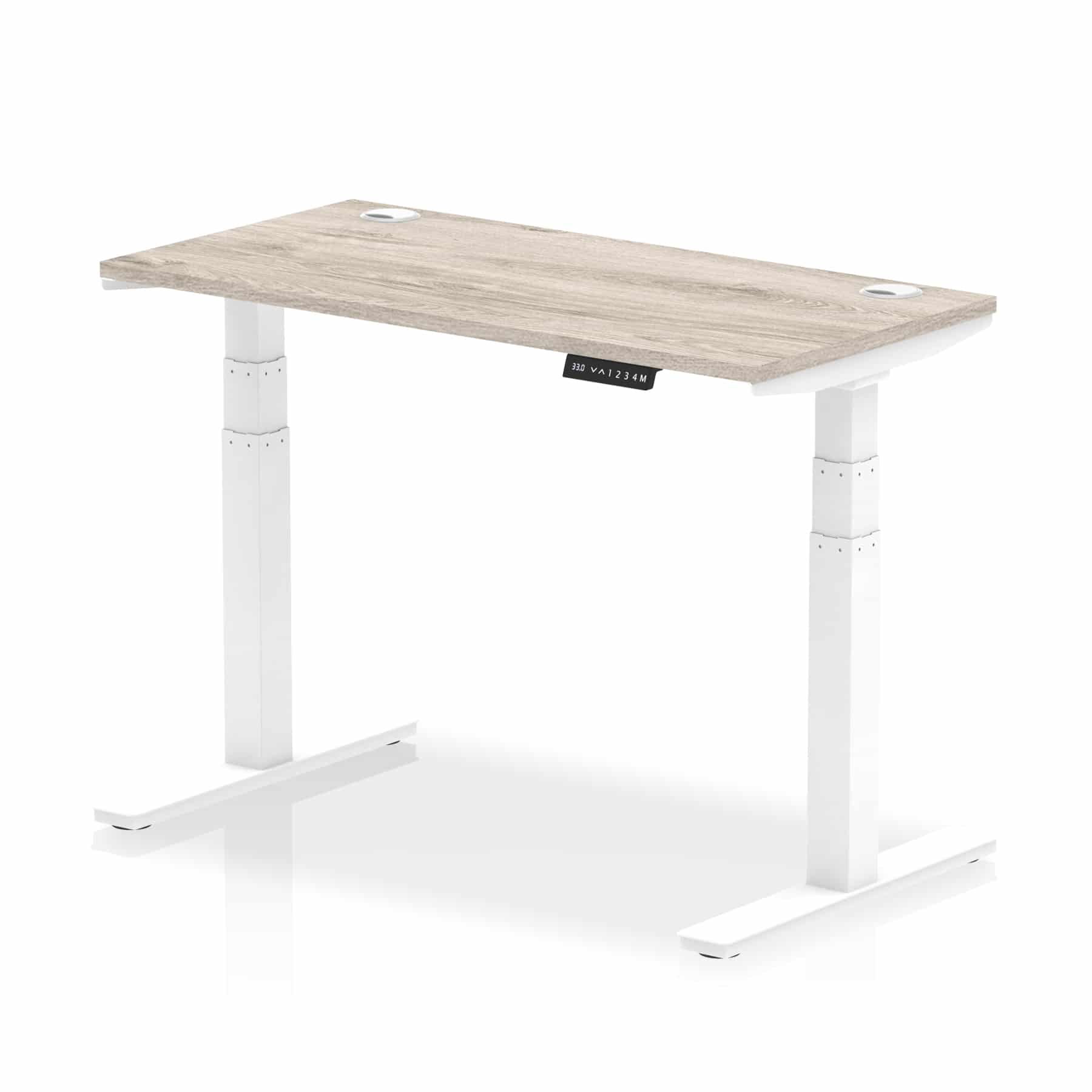 Air Height Adjustable Slimline Desk With Cable Ports - Image 11