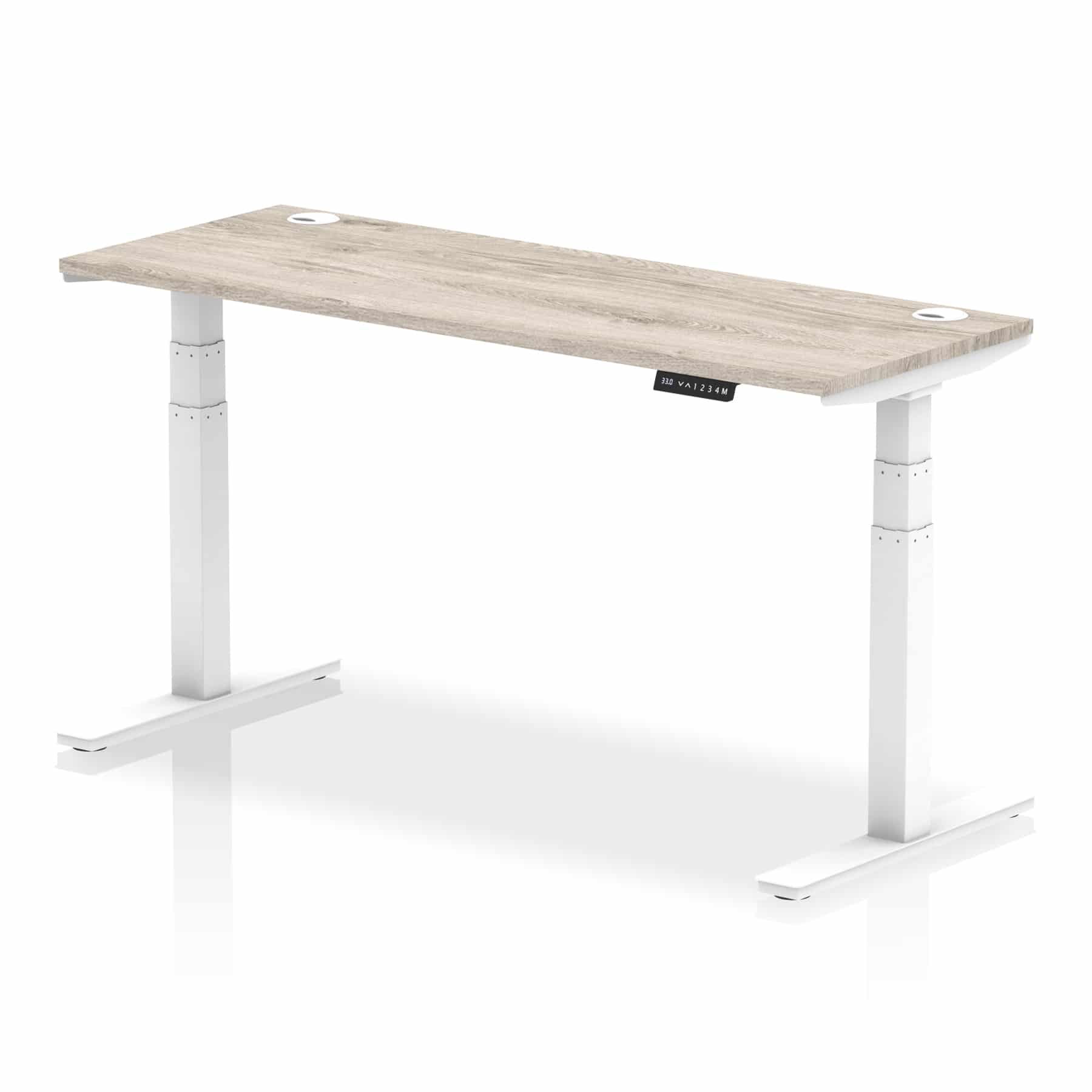 Air Height Adjustable Slimline Desk With Cable Ports - Image 83