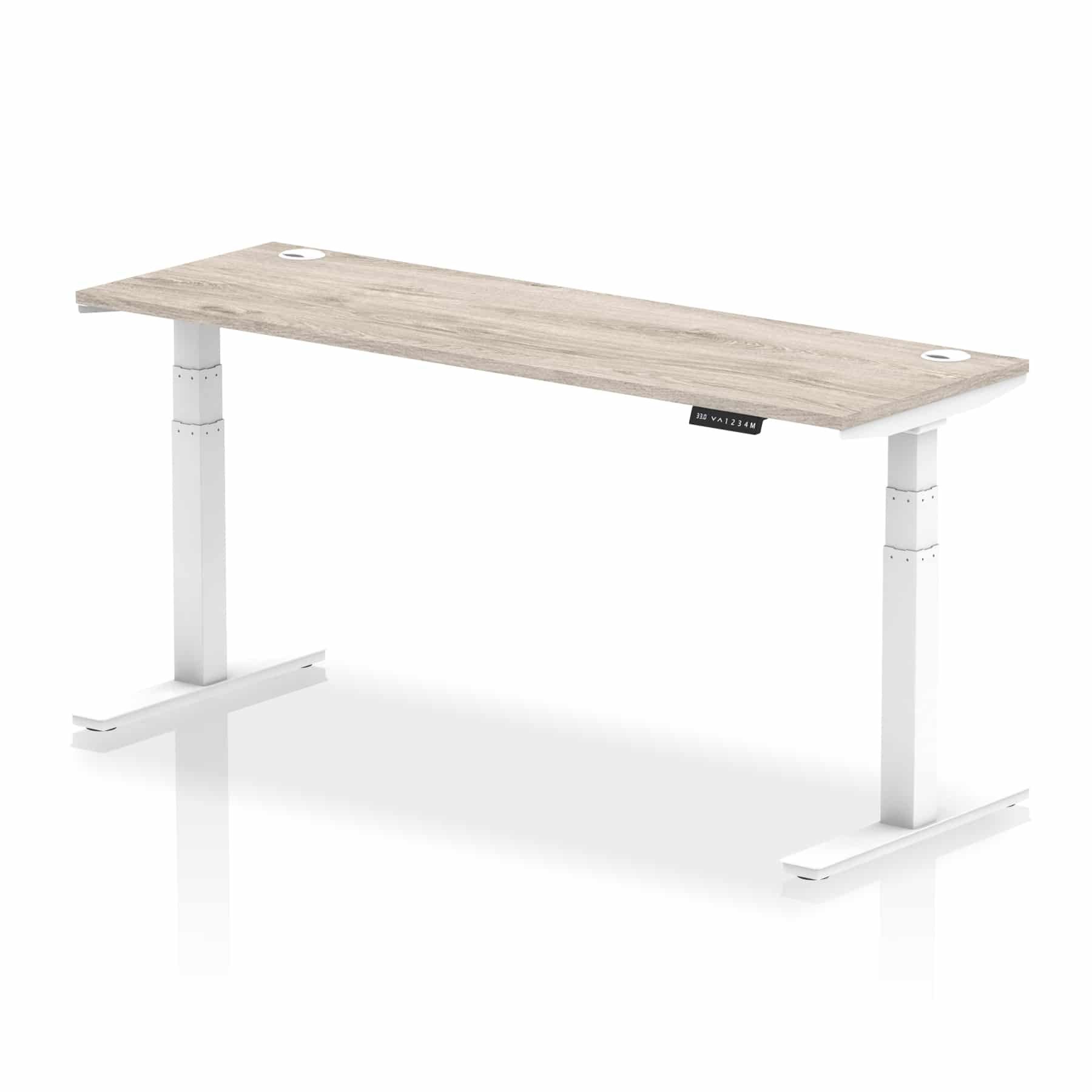 Air Height Adjustable Slimline Desk With Cable Ports - Image 119