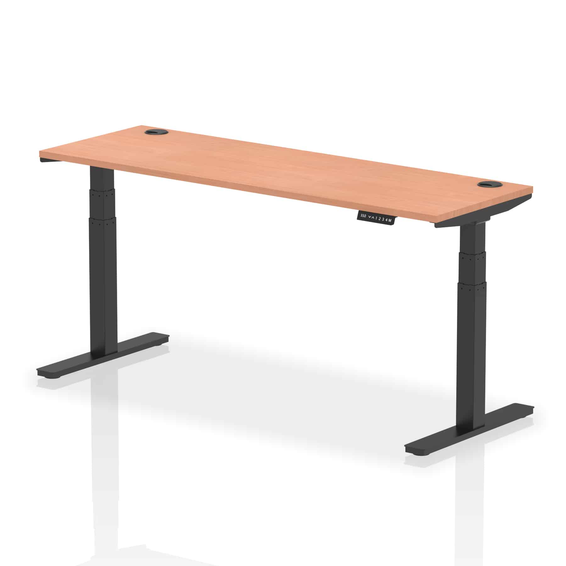 Air Height Adjustable Slimline Desk With Cable Ports - Image 109