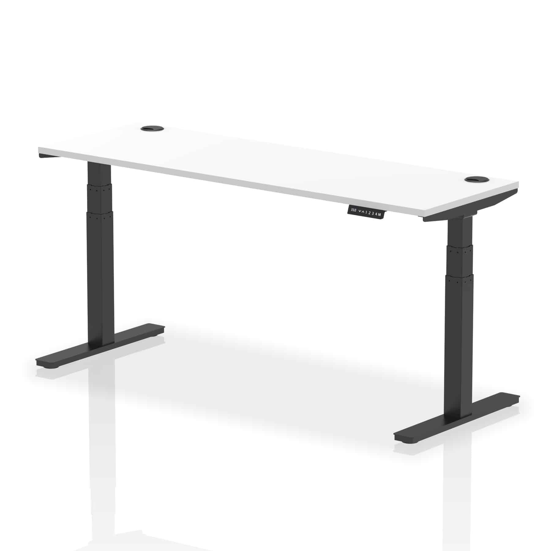 Air Height Adjustable Slimline Desk With Cable Ports - Image 139