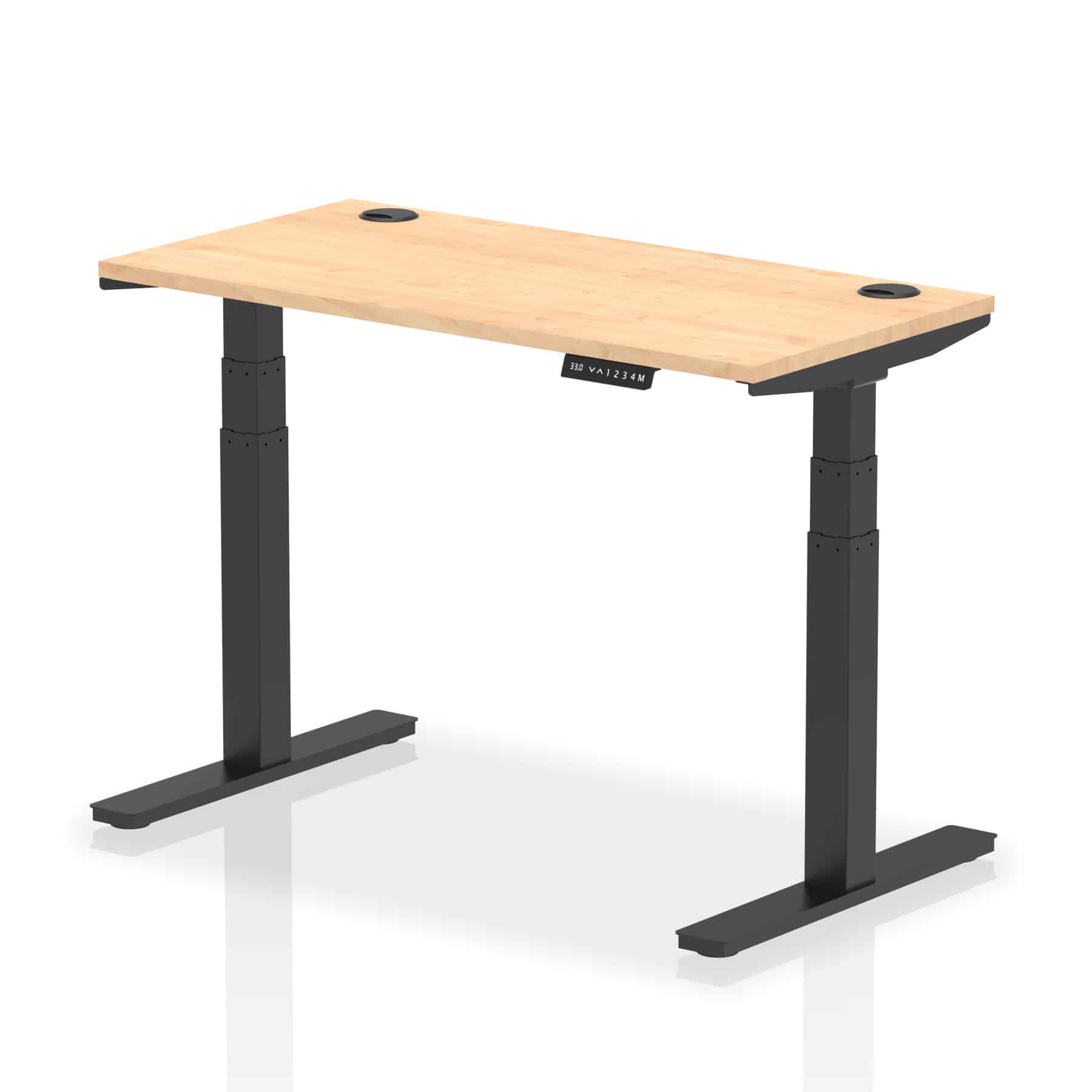 Air Height Adjustable Slimline Desk With Cable Ports - Image 13
