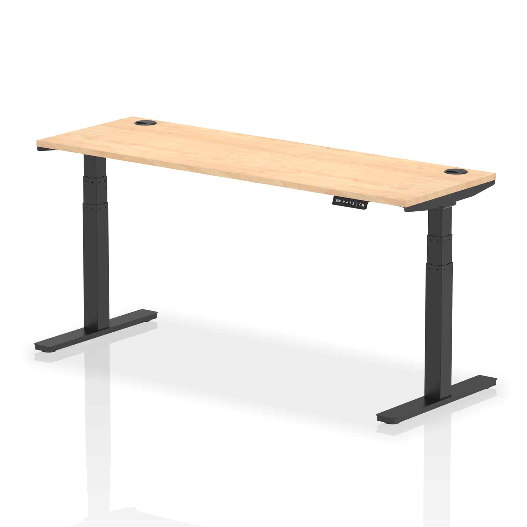 Air Height Adjustable Slimline Desk With Cable Ports - Image 121