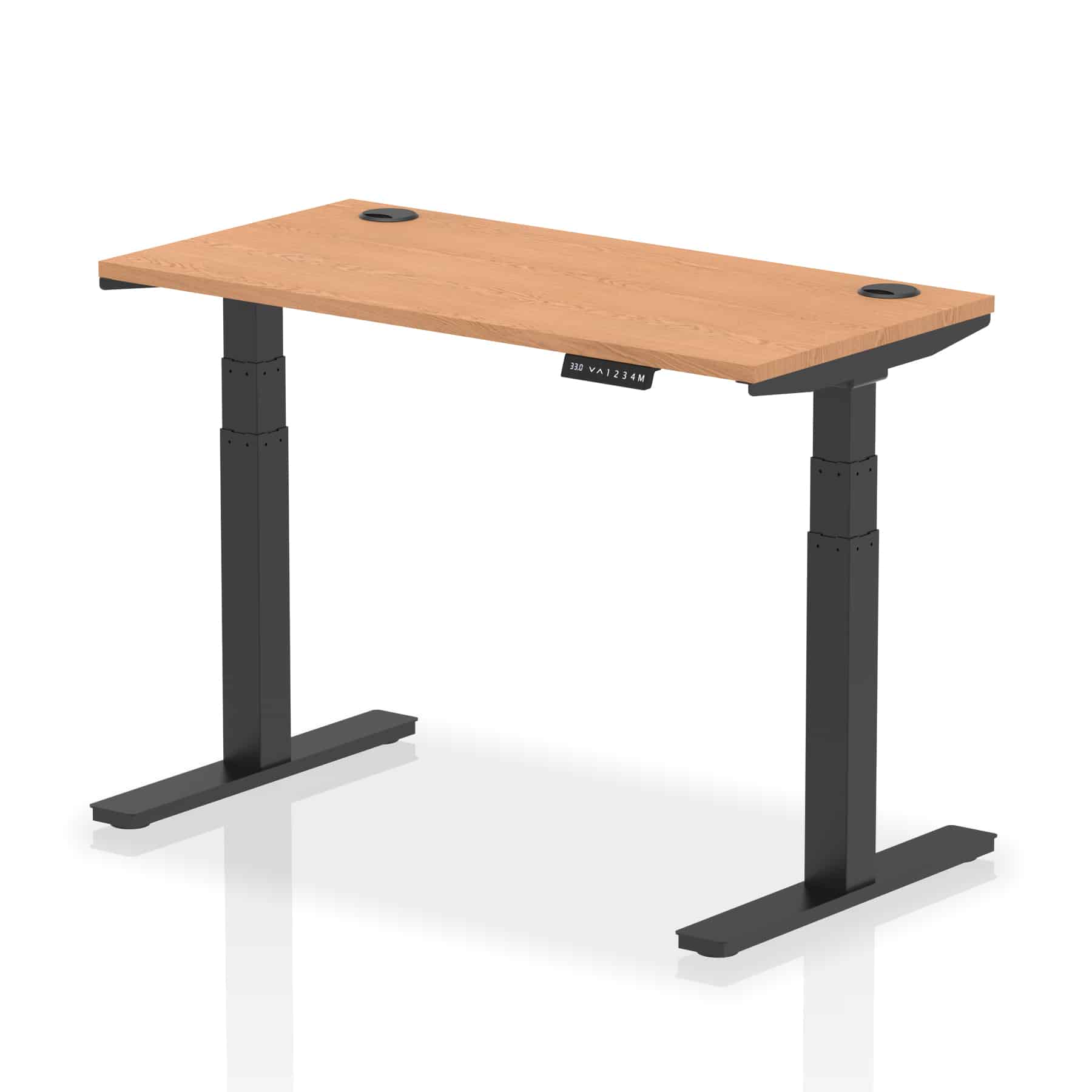 Air Height Adjustable Slimline Desk With Cable Ports - Image 19