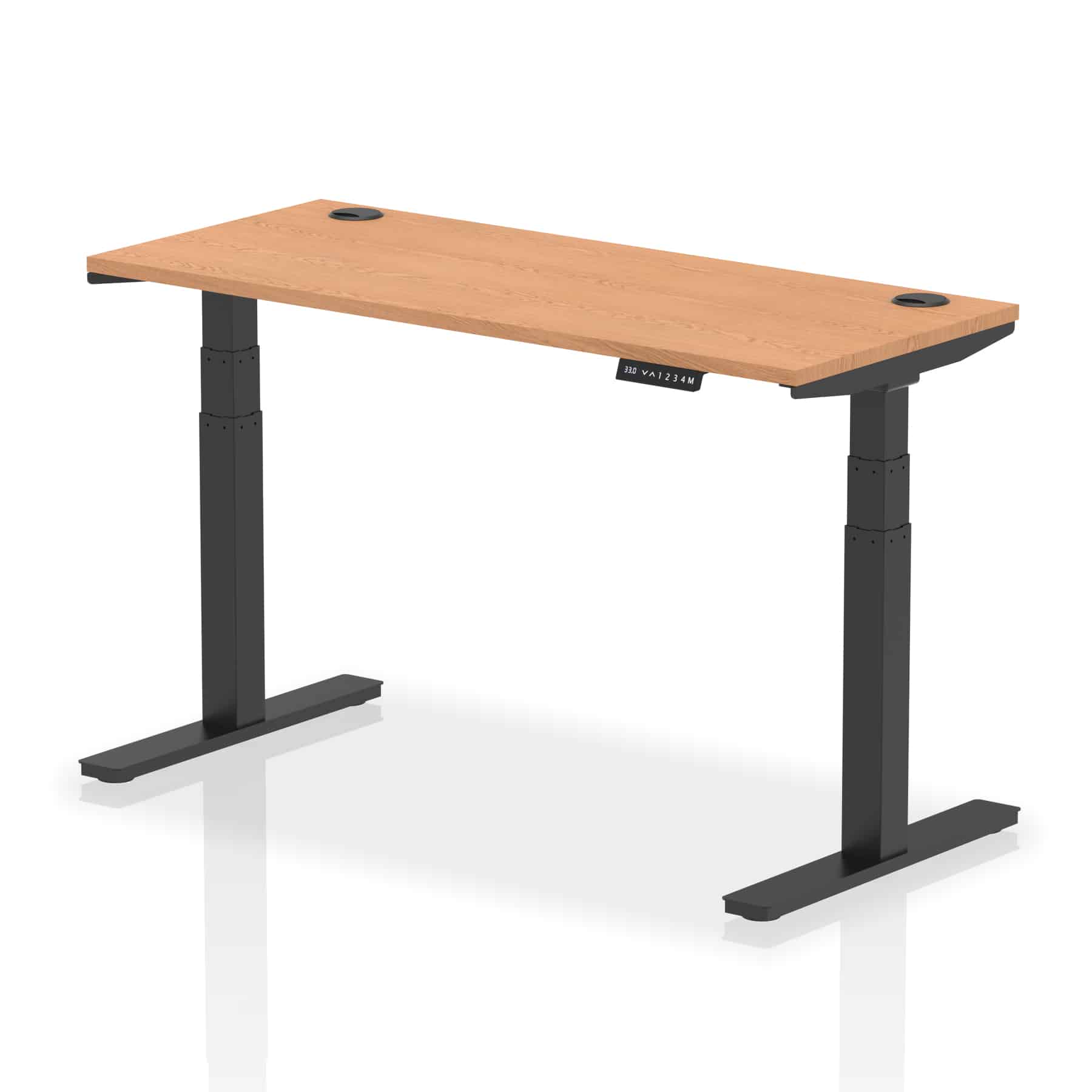 Air Height Adjustable Slimline Desk With Cable Ports - Image 55