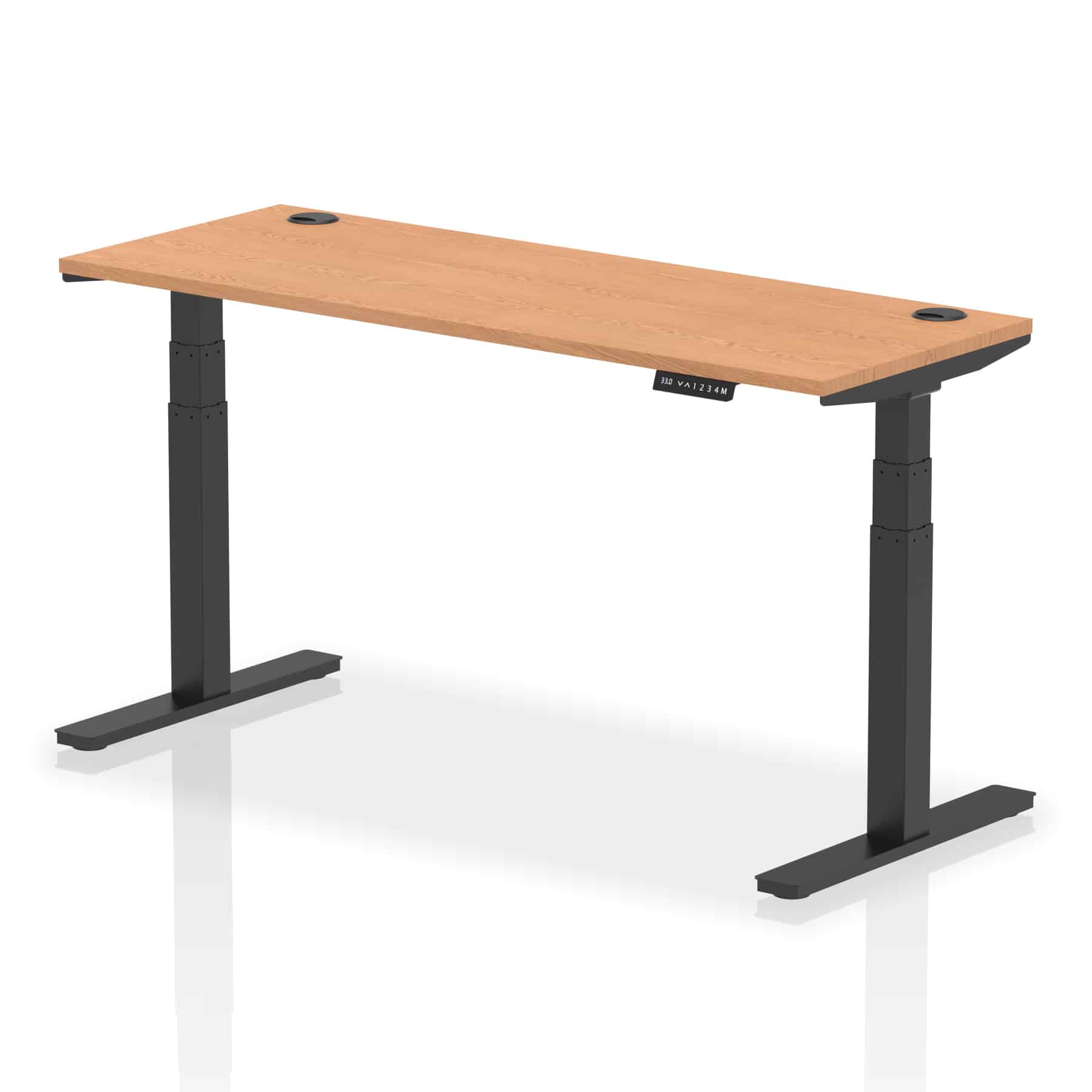 Air Height Adjustable Slimline Desk With Cable Ports - Image 91