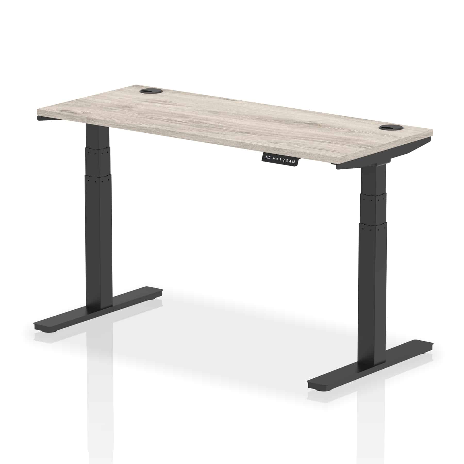 Air Height Adjustable Slimline Desk With Cable Ports - Image 43