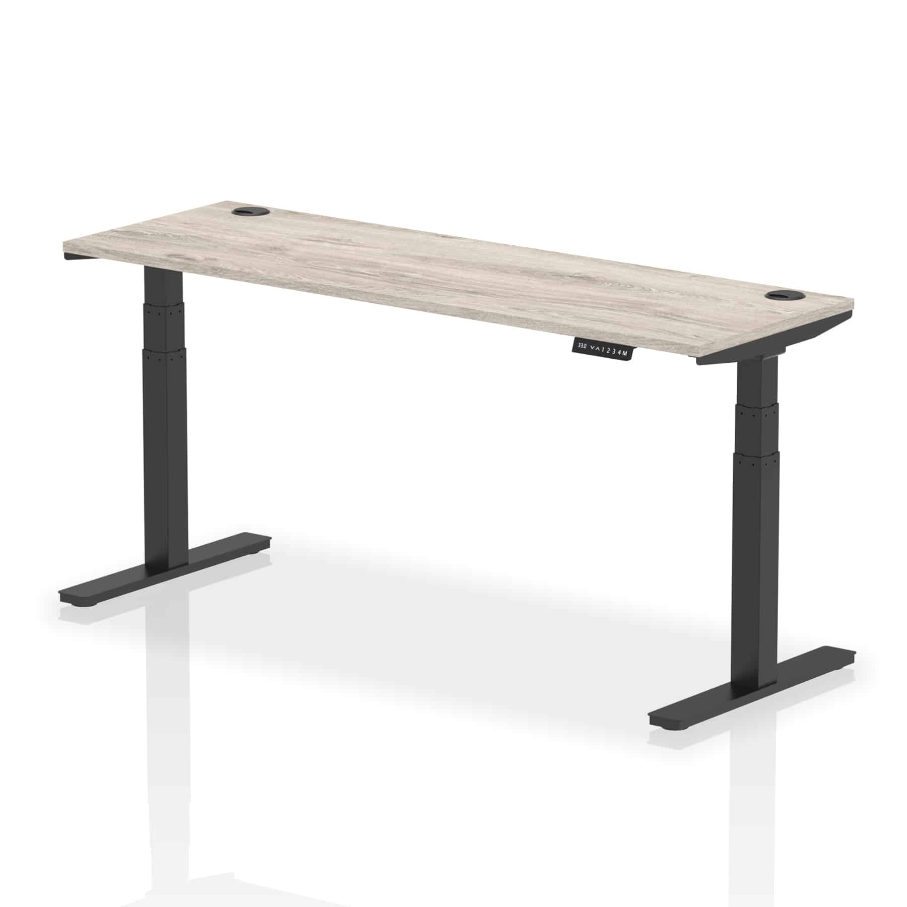 Air Height Adjustable Slimline Desk With Cable Ports - Image 115