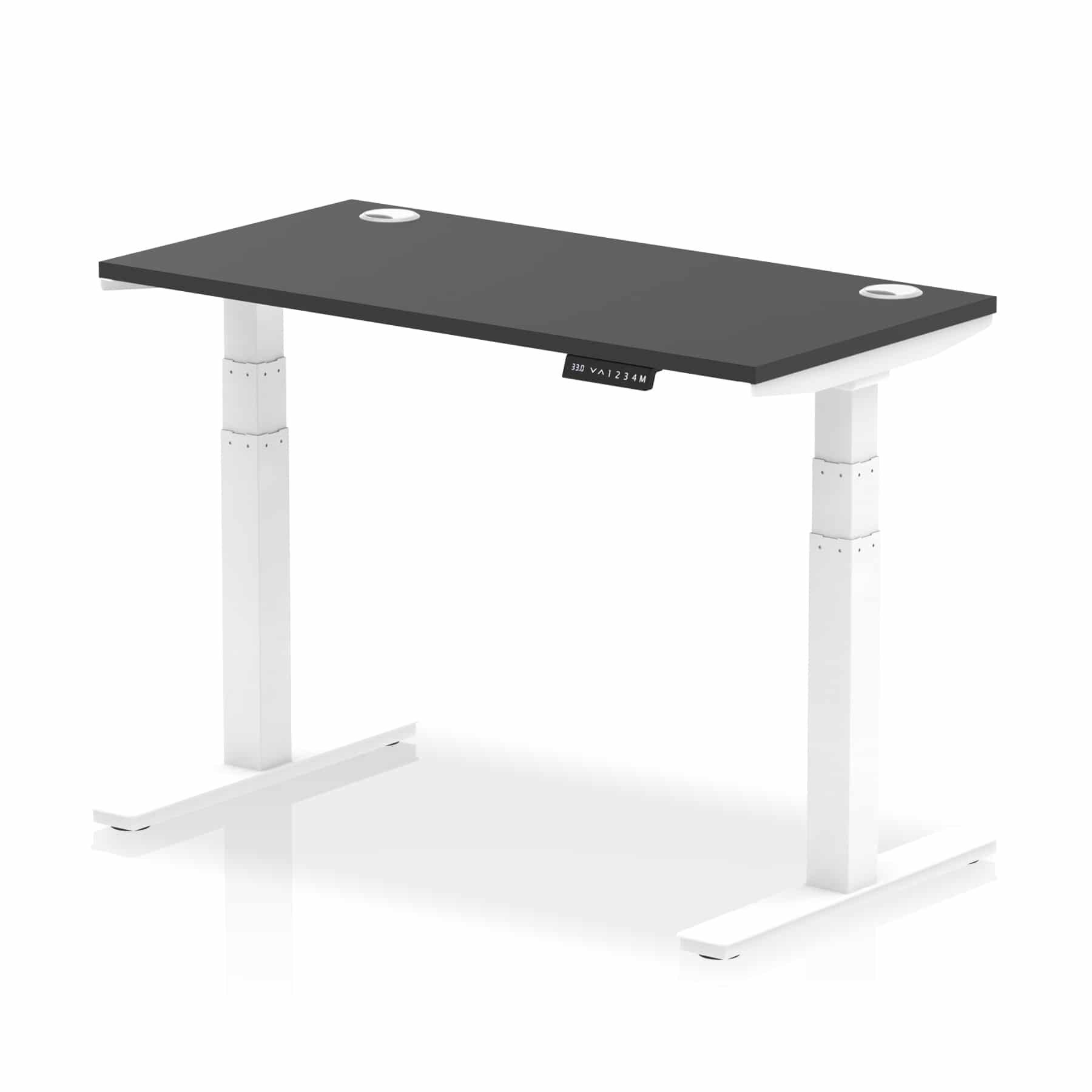 Air Height Adjustable Slimline Desk With Cable Ports - Image 149