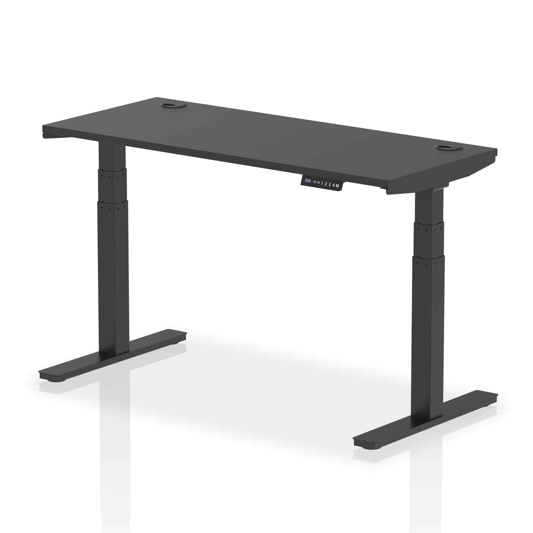 Air Height Adjustable Slimline Desk With Cable Ports - Image 151