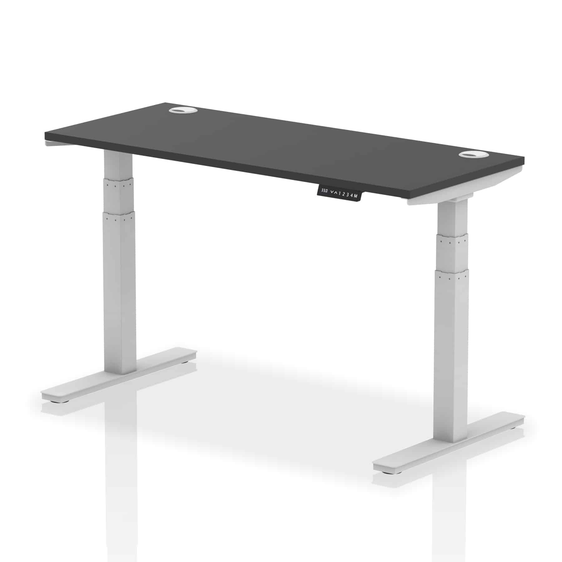 Air Height Adjustable Slimline Desk With Cable Ports - Image 153