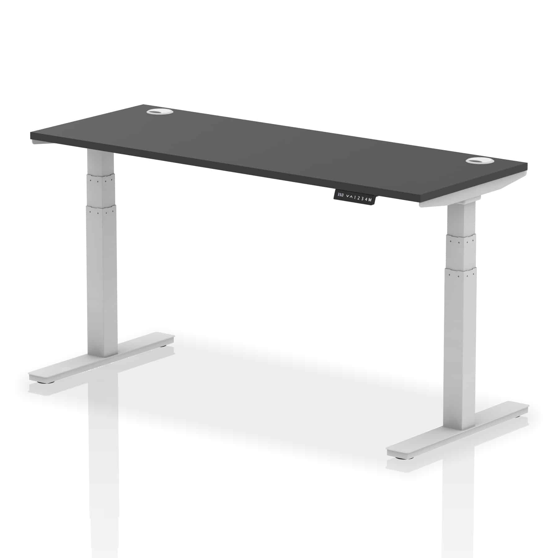 Air Height Adjustable Slimline Desk With Cable Ports - Image 159