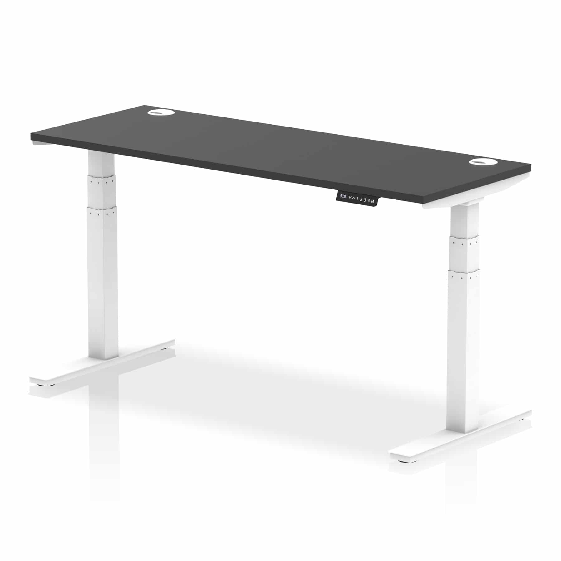 Air Height Adjustable Slimline Desk With Cable Ports - Image 161