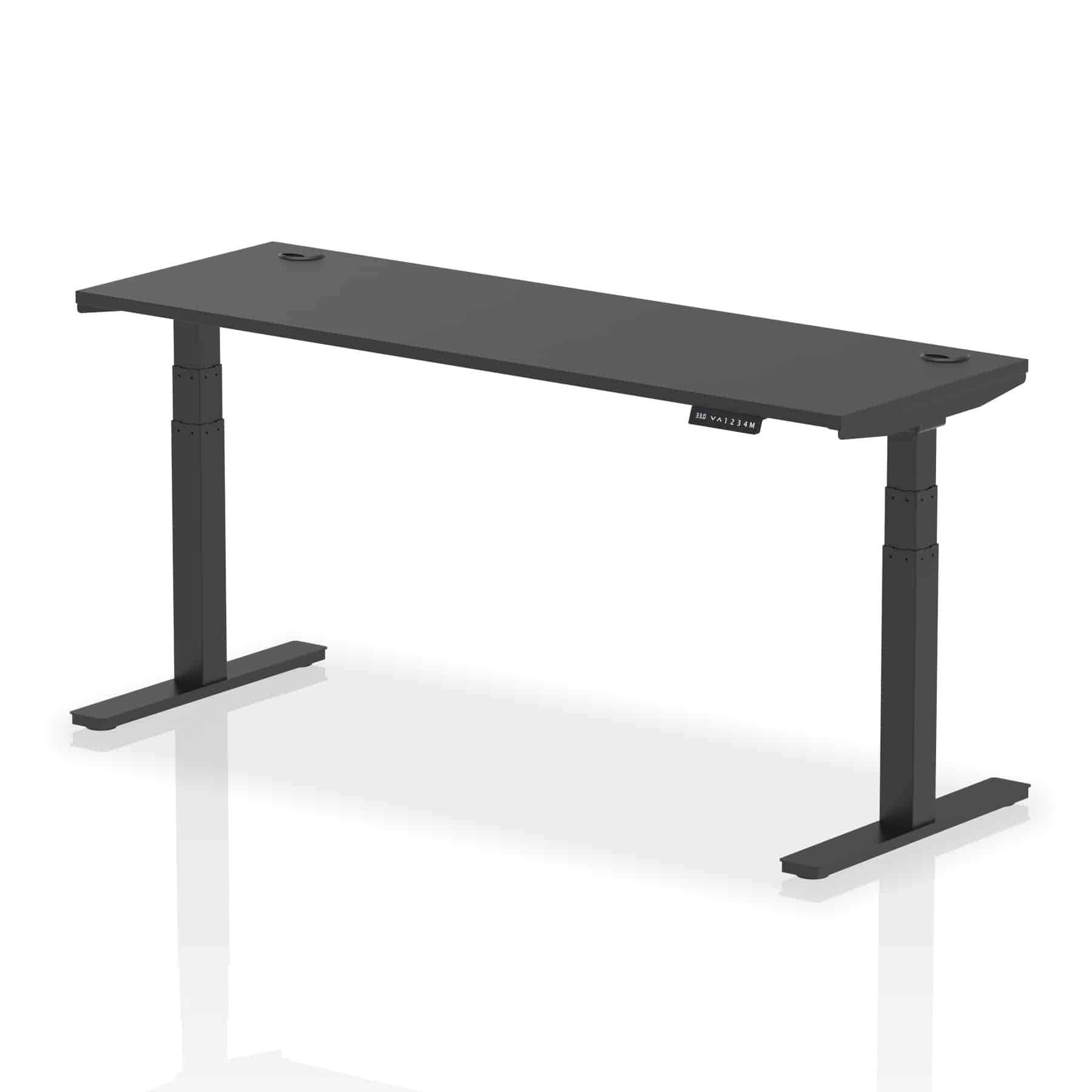 Air Height Adjustable Slimline Desk With Cable Ports - Image 163
