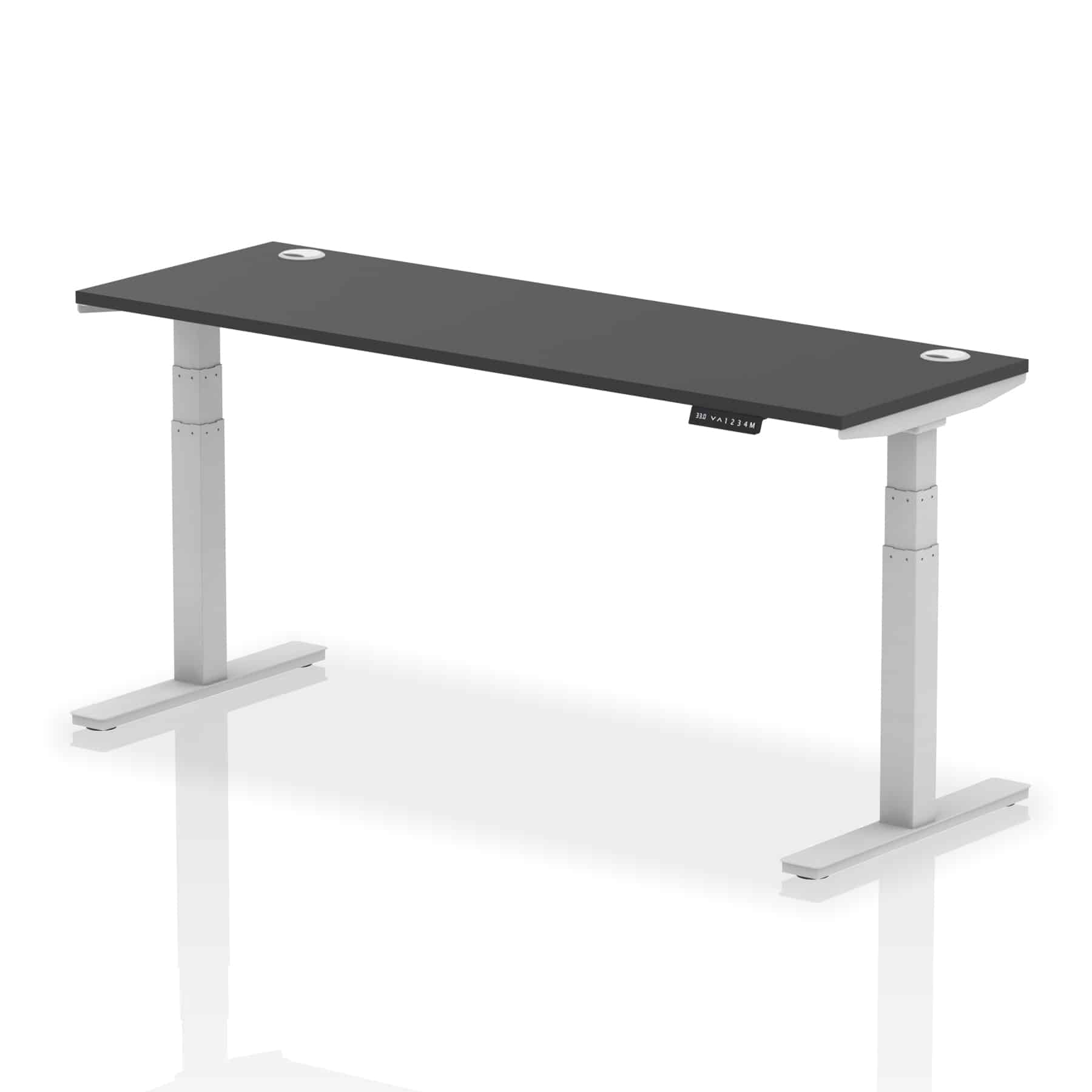 Air Height Adjustable Slimline Desk With Cable Ports - Image 165