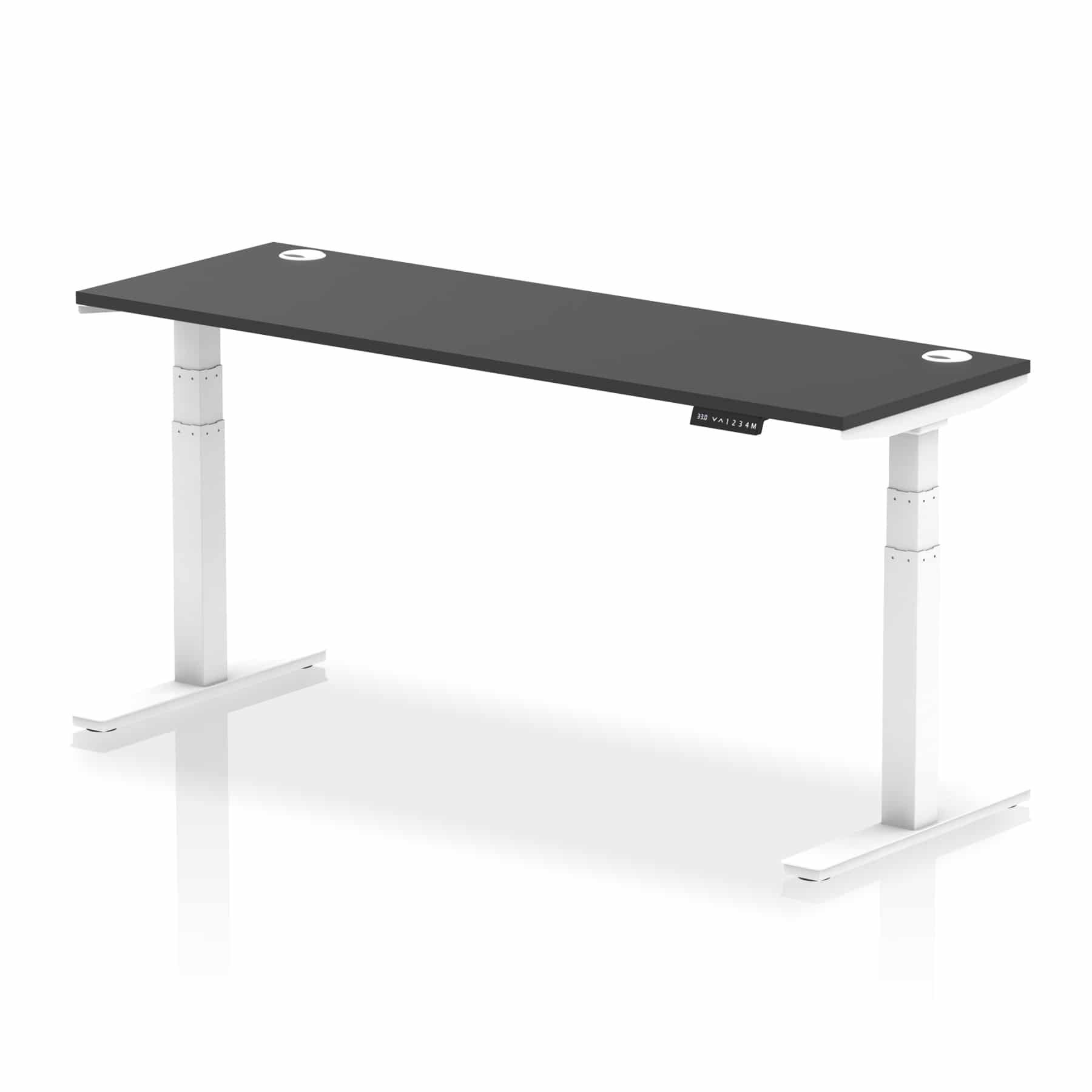 Air Height Adjustable Slimline Desk With Cable Ports - Image 167