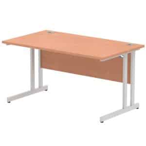 Impulse 1400mm Straight Desk Cantilever Leg