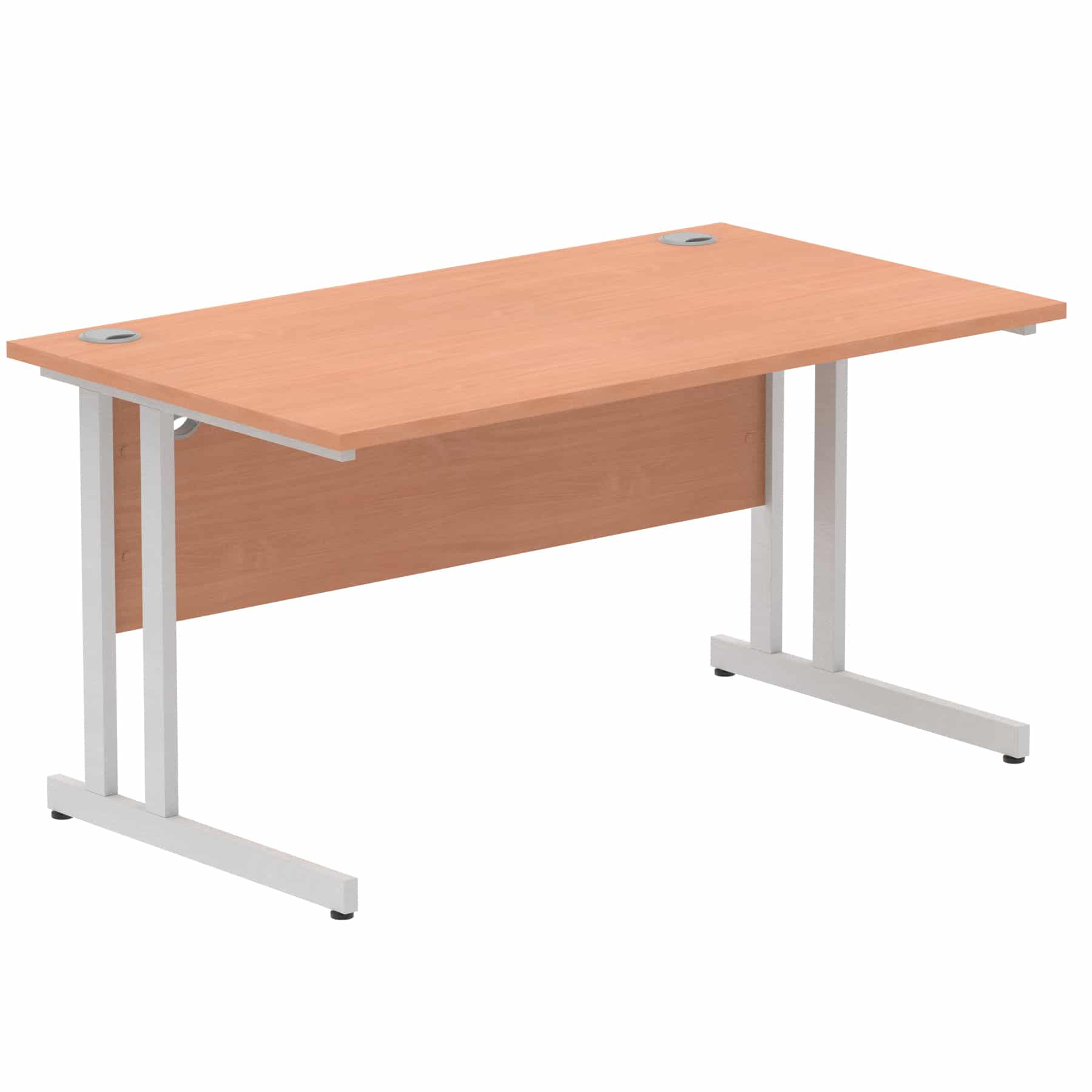 Impulse 1400mm Straight Desk Cantilever Leg - Image 3