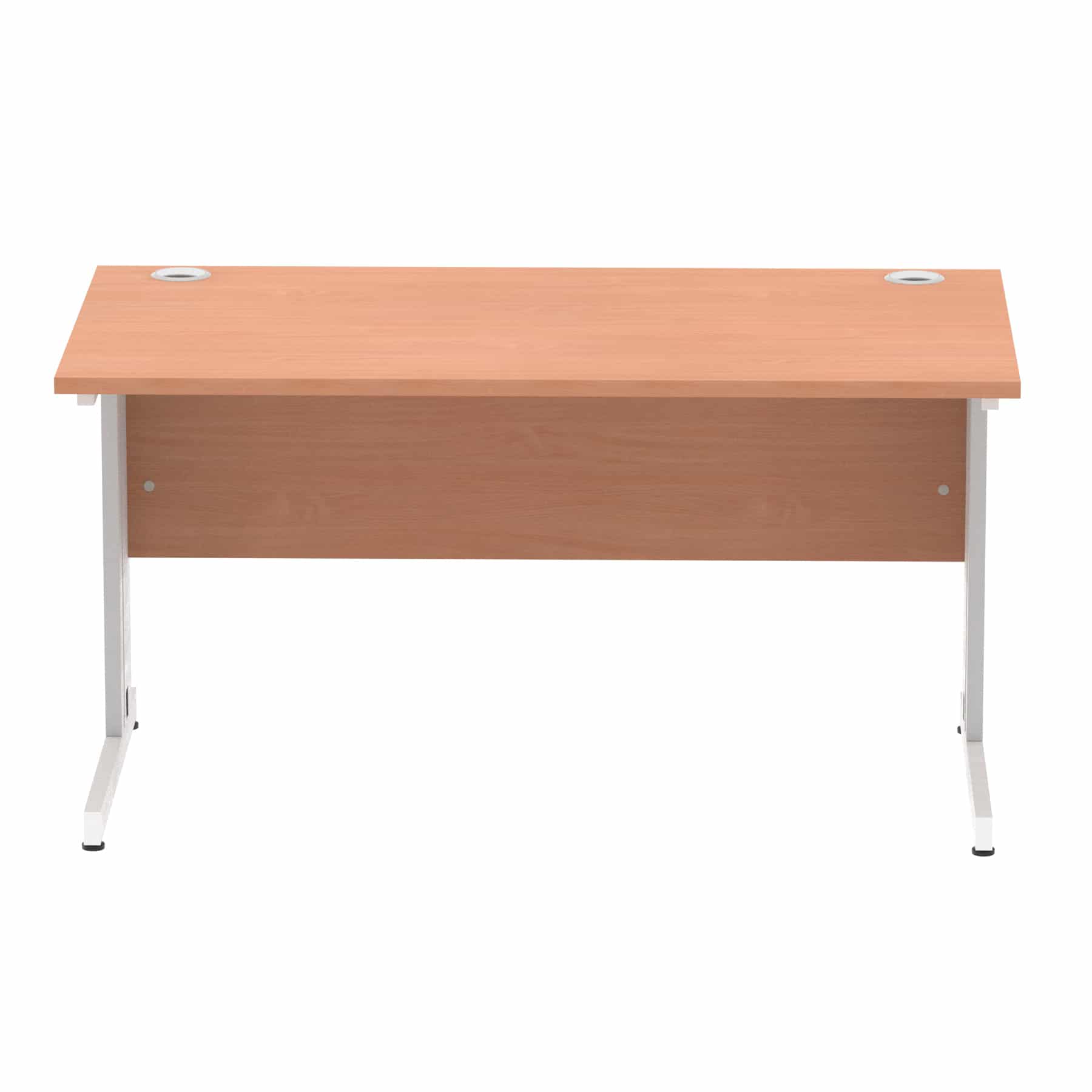 Impulse 1400mm Straight Desk Cable Managed Leg - Image 2