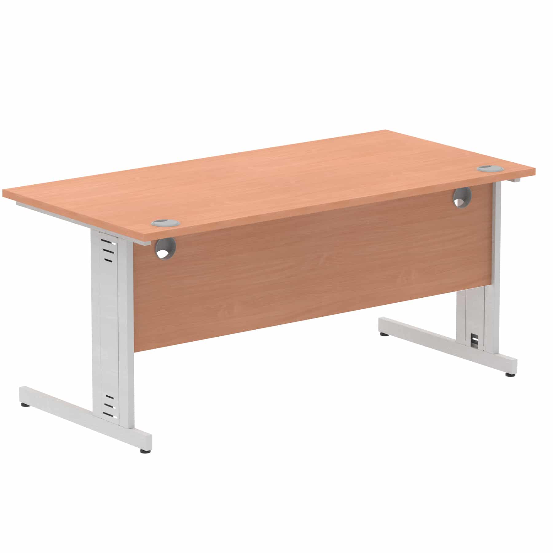 Impulse 1600mm Straight Desk Cable Managed Leg - Image 7