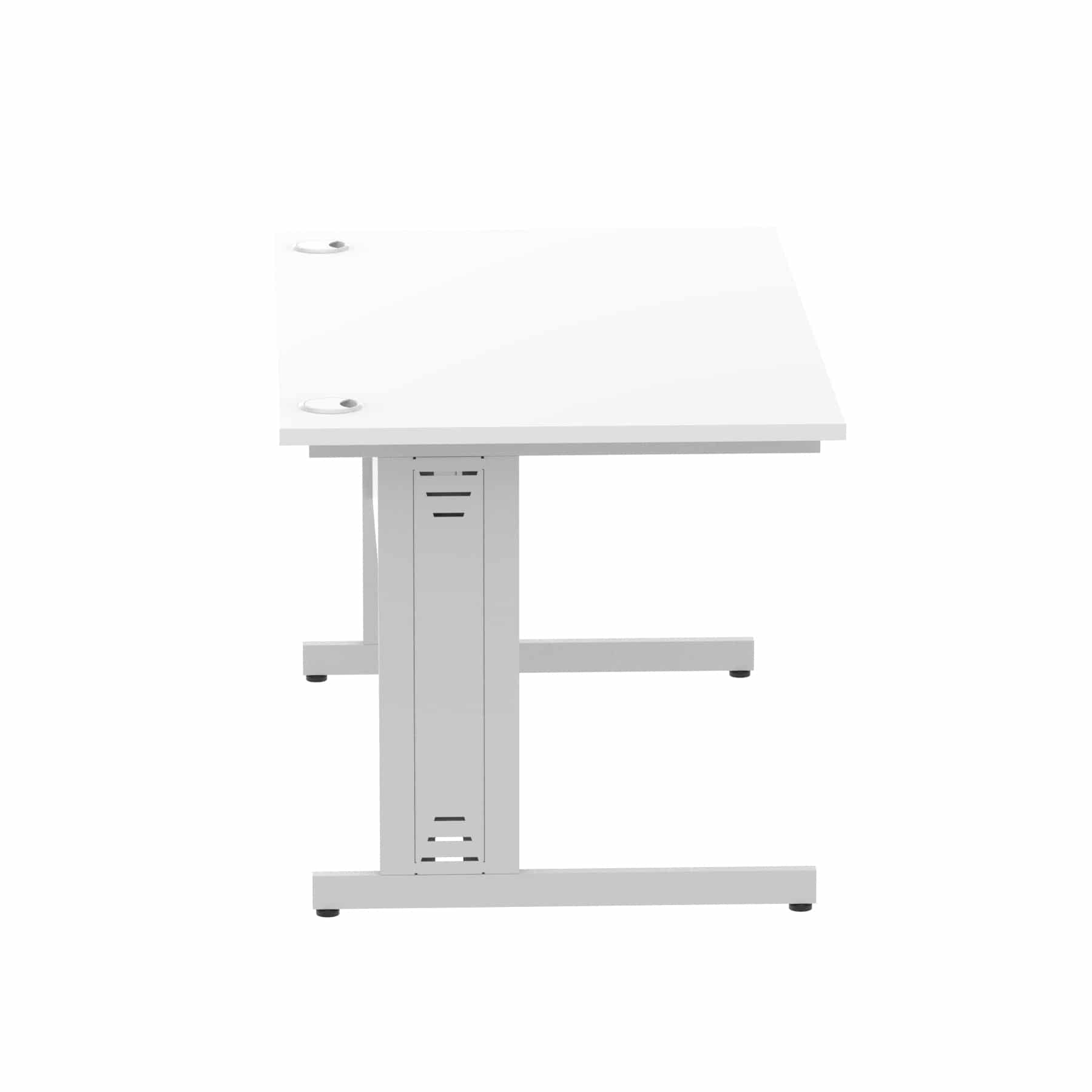 Impulse 1400mm Straight Desk Cable Managed Leg - Image 84