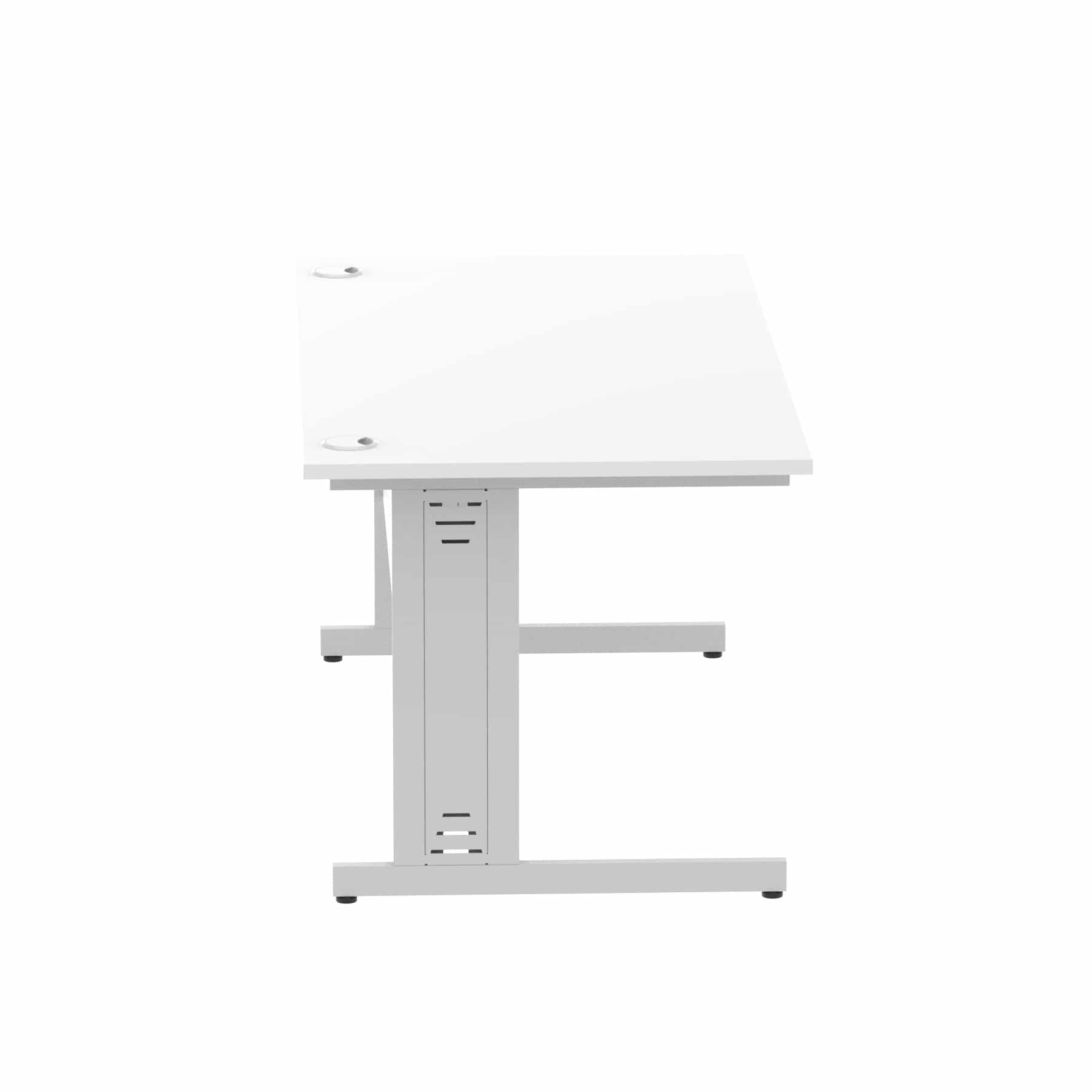 Impulse 1600mm Straight Desk Cable Managed Leg - Image 84