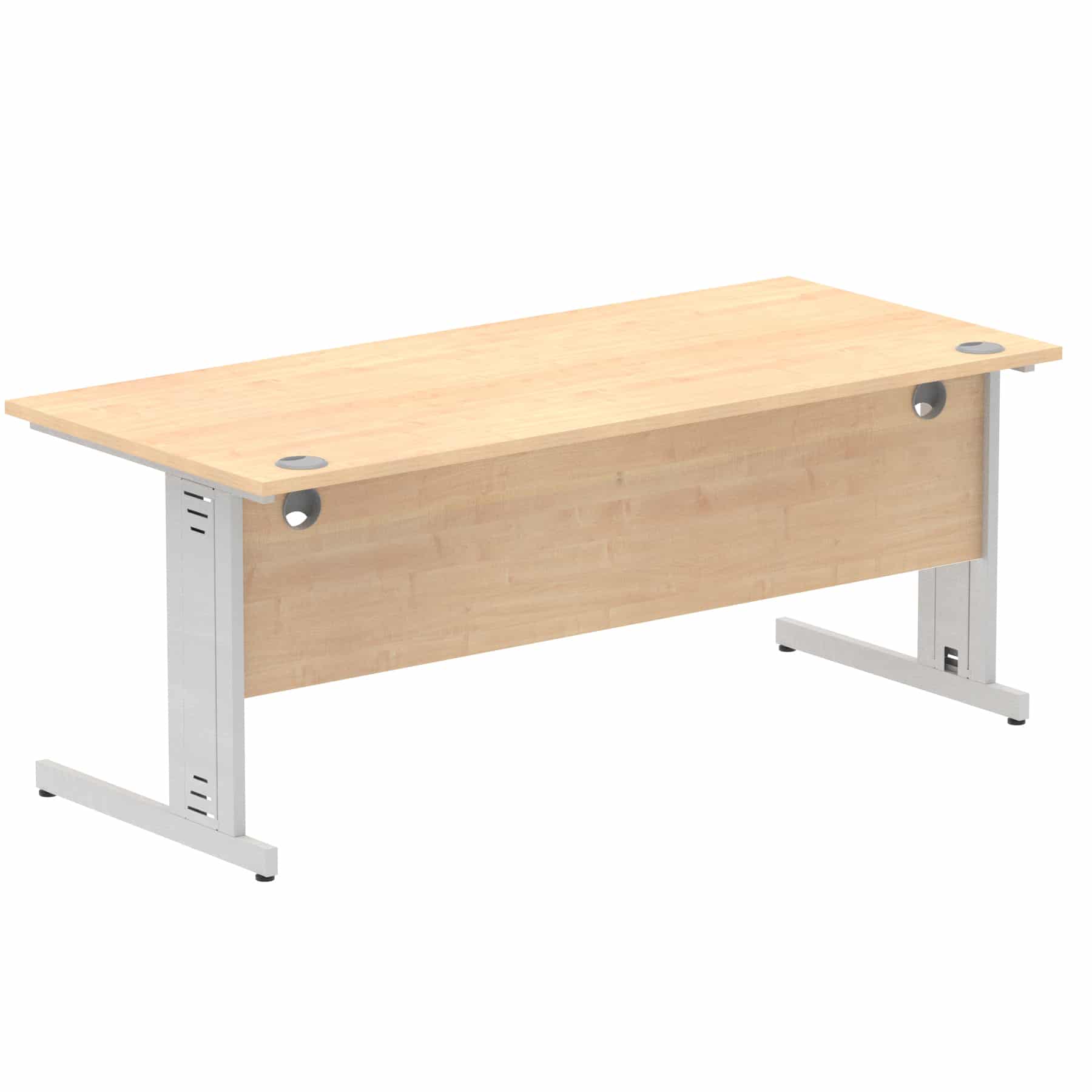 Impulse 1800mm Straight Desk Cable Managed Leg - Image 39