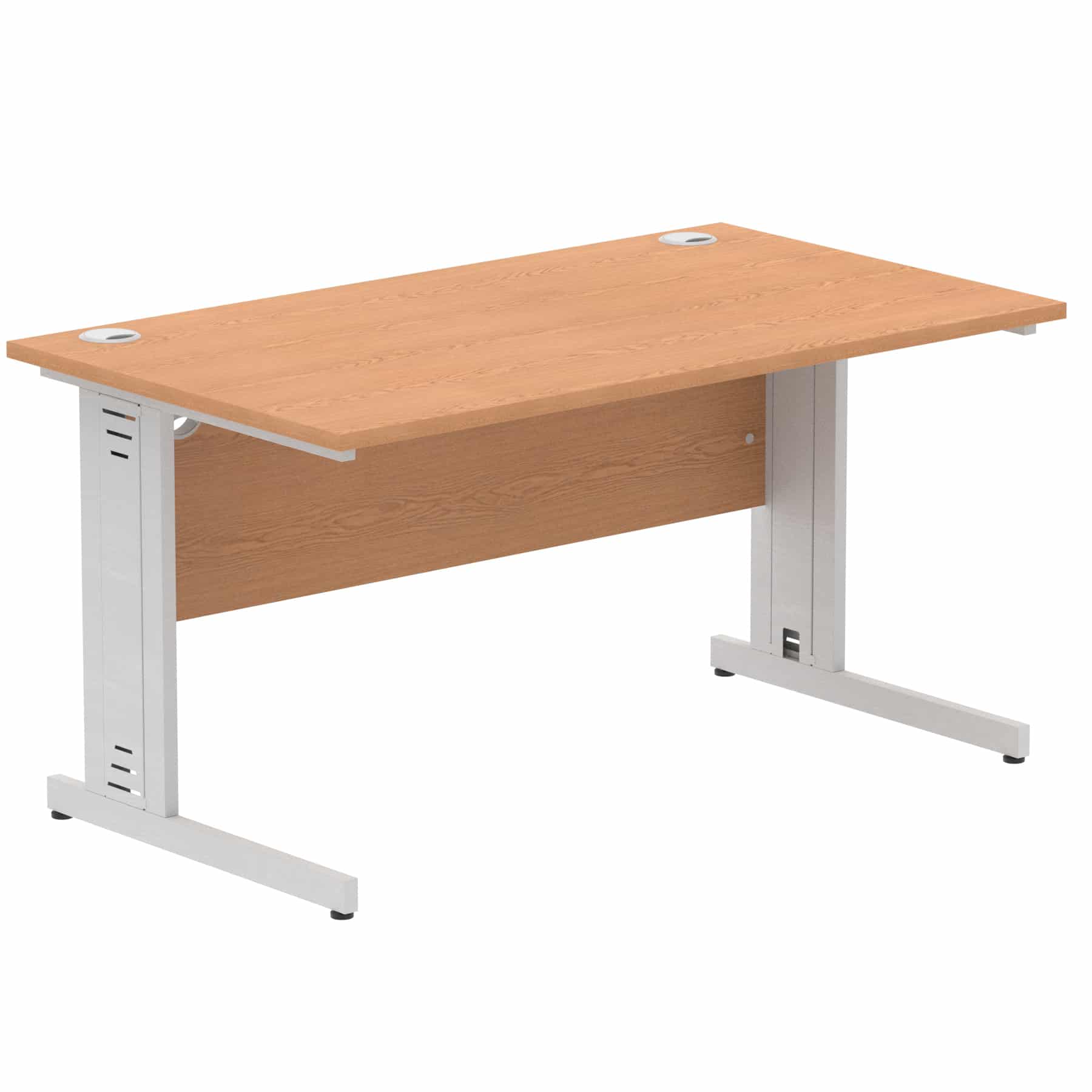 Impulse 1400mm Straight Desk Cable Managed Leg - Image 51