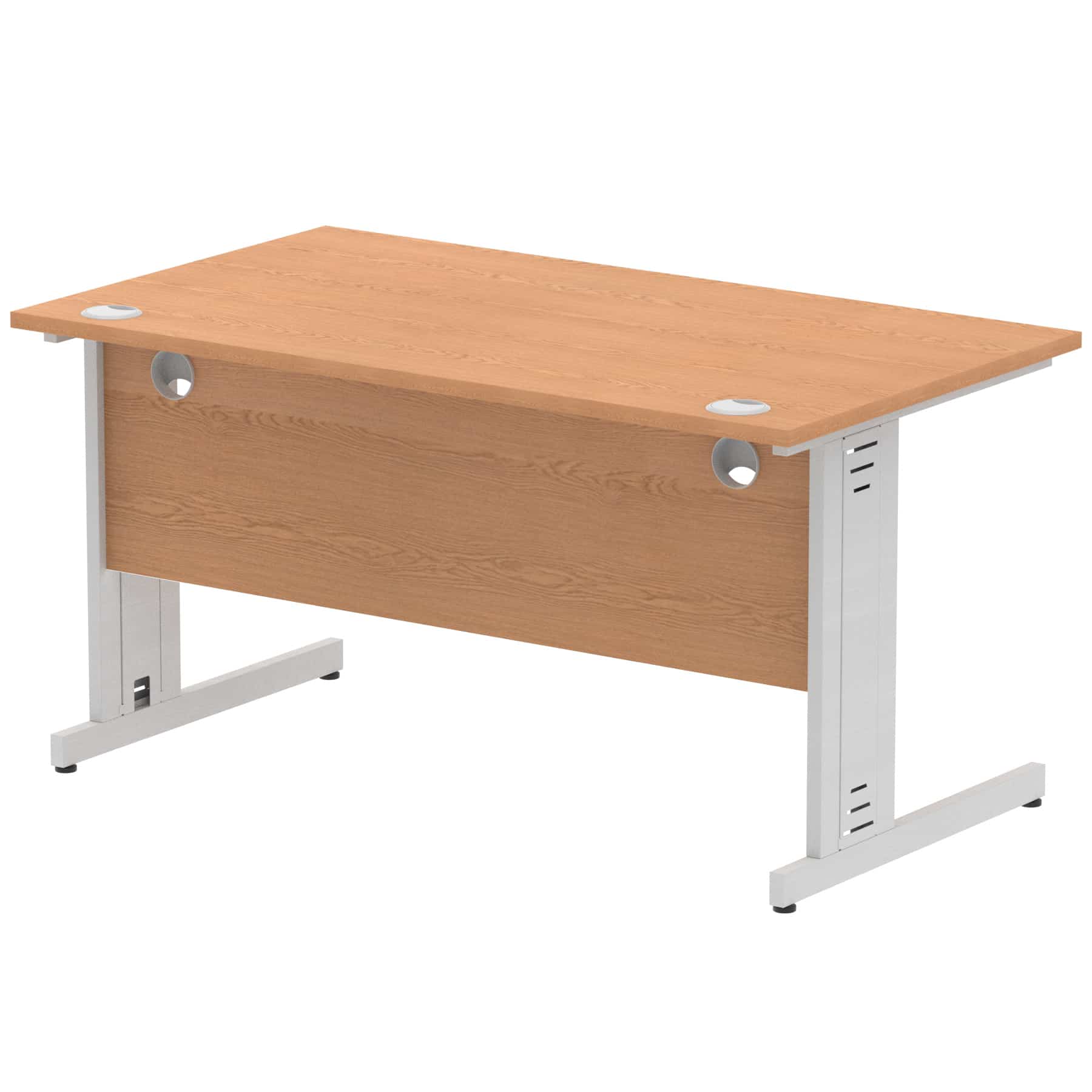 Impulse 1400mm Straight Desk Cable Managed Leg - Image 53