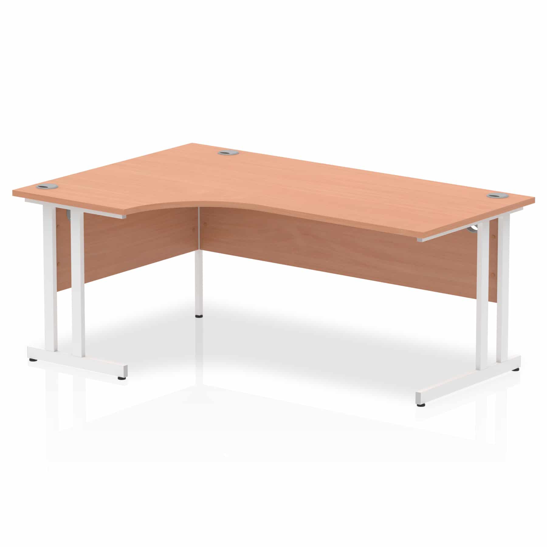 Impulse 1800mm Left Crescent Desk Cantilever Leg - Image 2